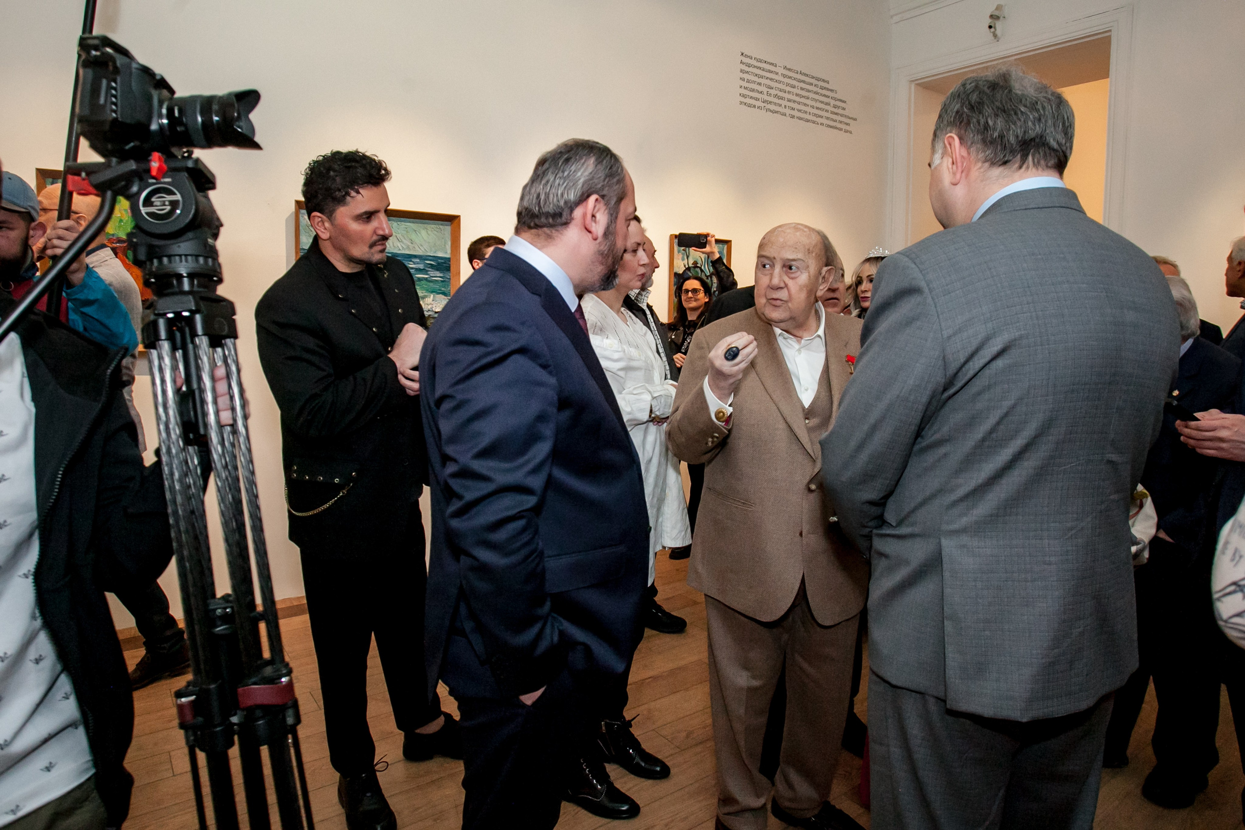 Открытие выставки Зураба Церетели. Art photographer Nino