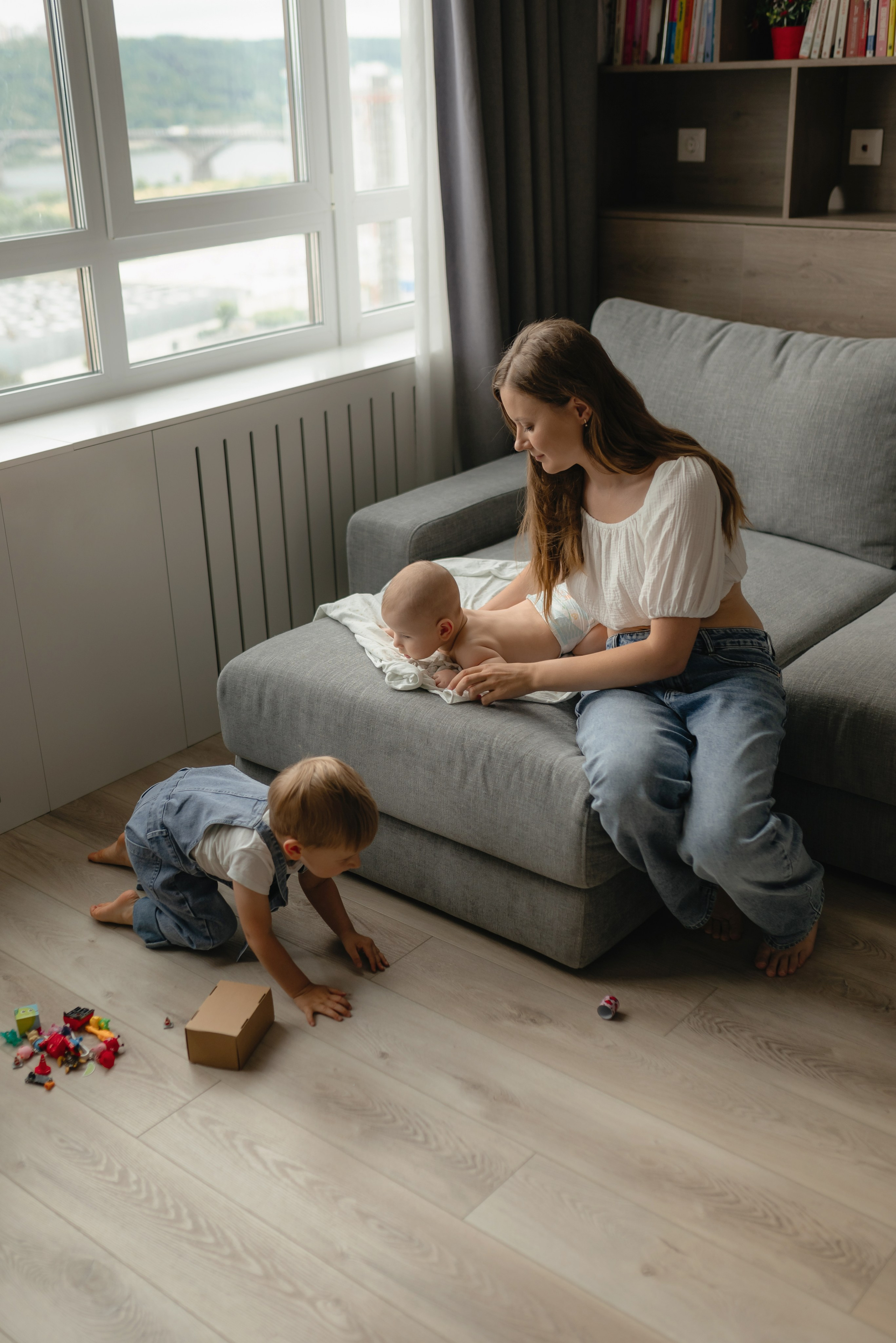 Мария, Дмитрий, Вася и Тима. Семейный и портретный фотограф Нижний Новгород