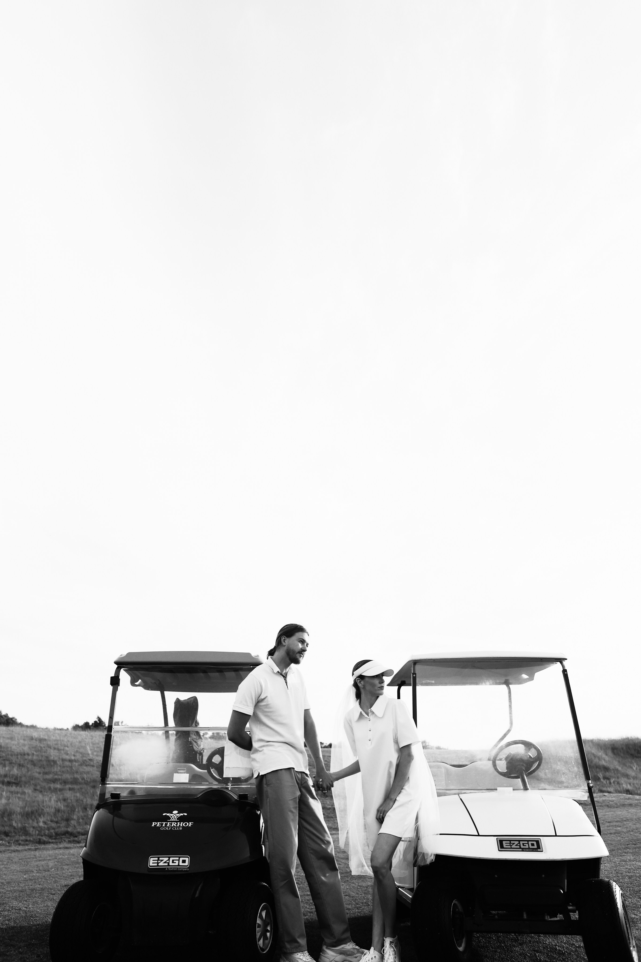 Свадебная фотосессия в гольф-клубе Петергофа. Свадебный и love story фотограф в Санкт-Петербурге (Спб) Natali Iva