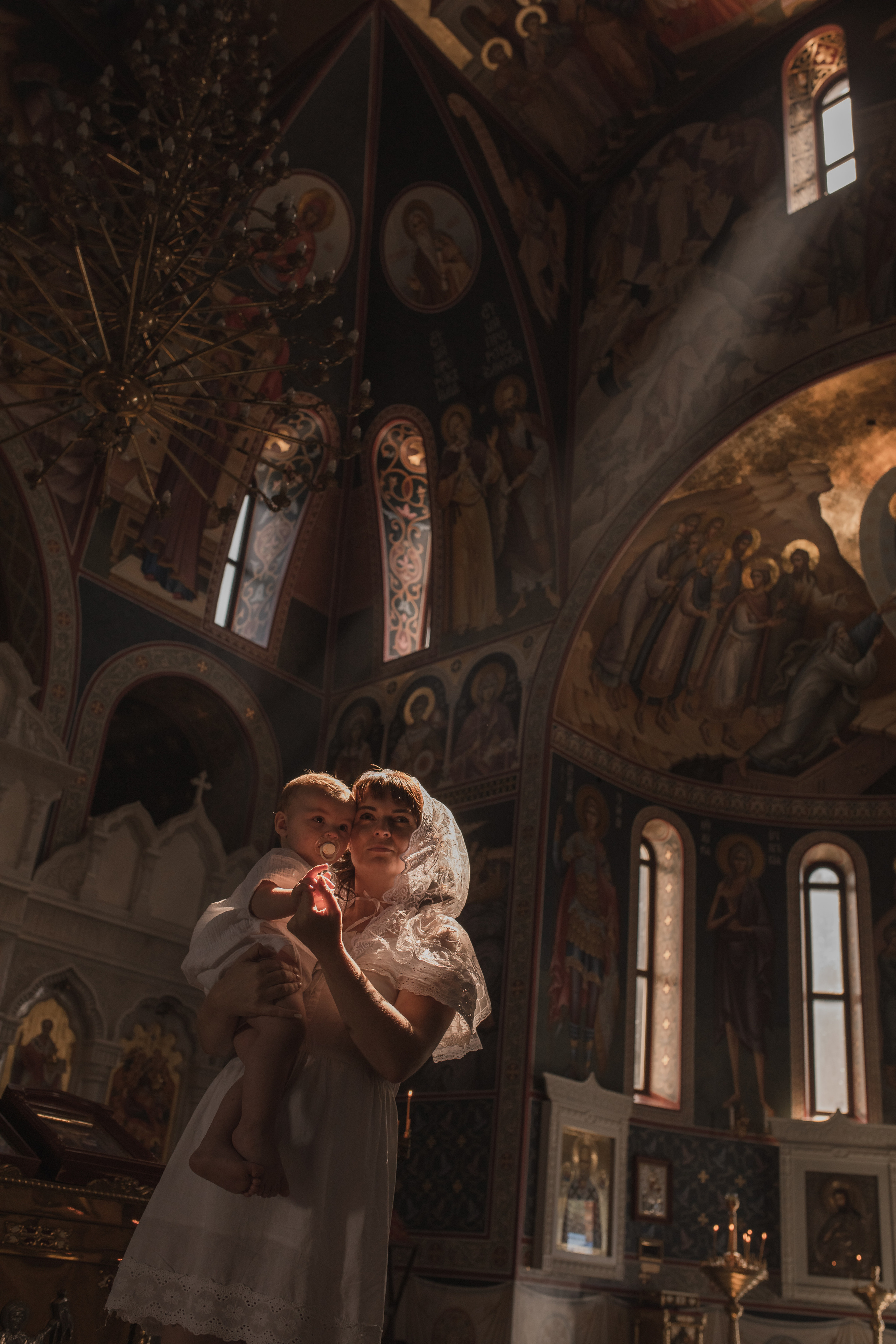Крещение. Семейный фотограф Елена Клименко (Sunlight)