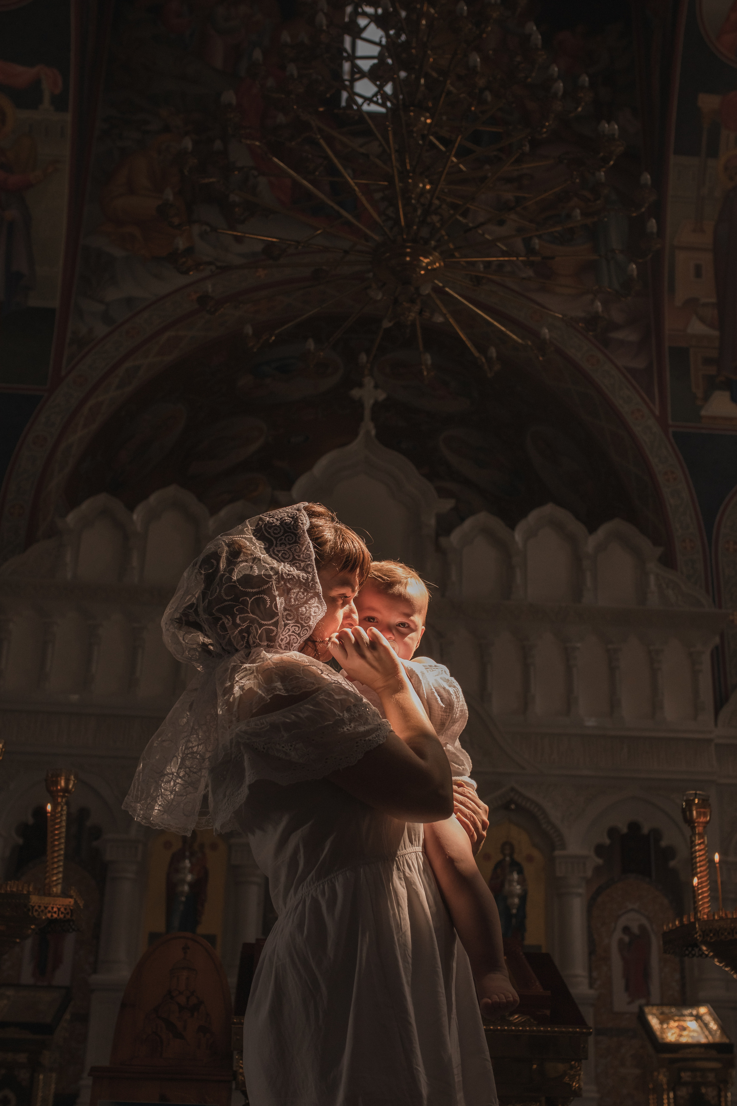 Крещение. Семейный фотограф Елена Клименко (Sunlight)