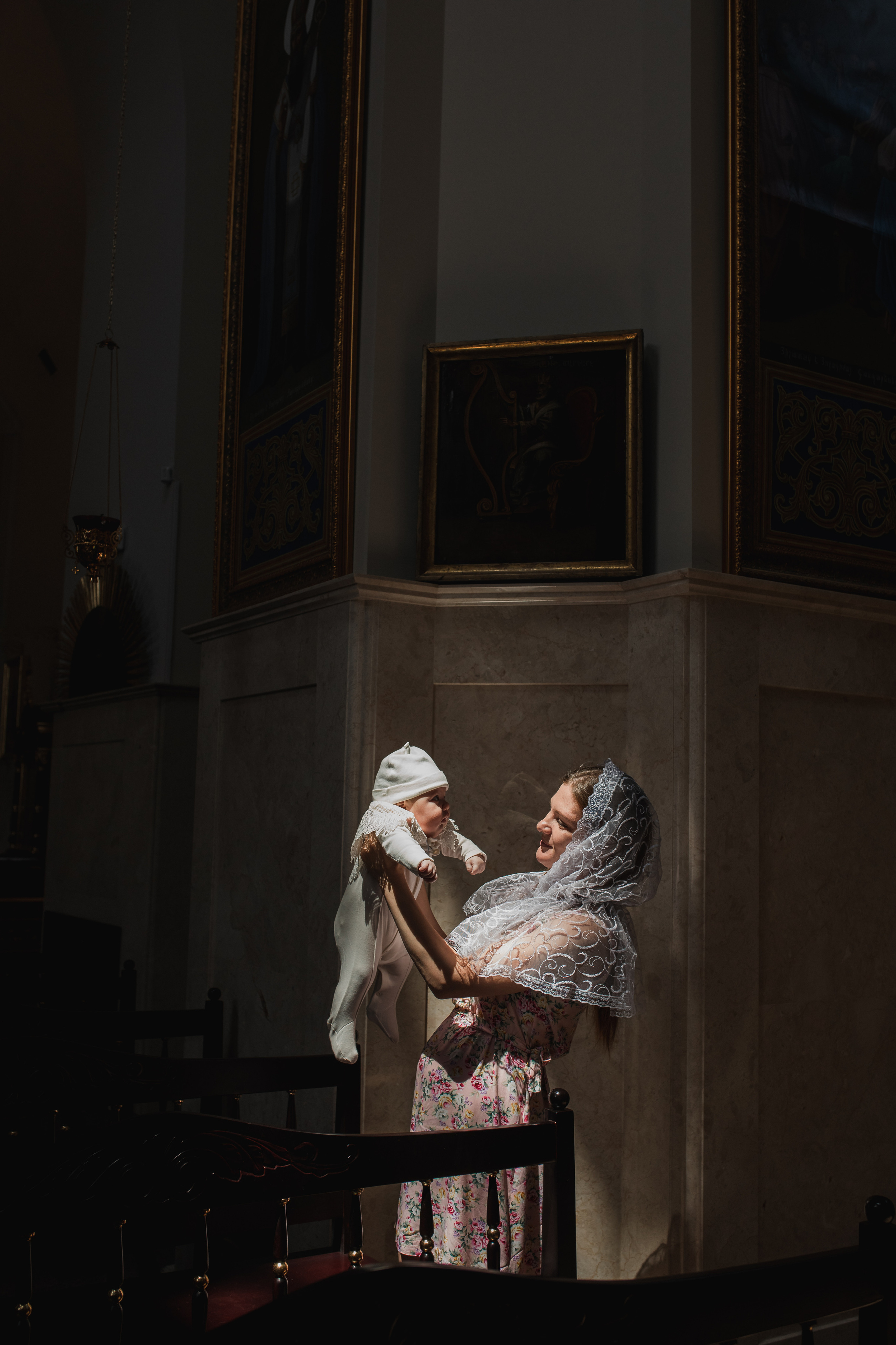 Крещение. Семейный фотограф Елена Клименко (Sunlight)