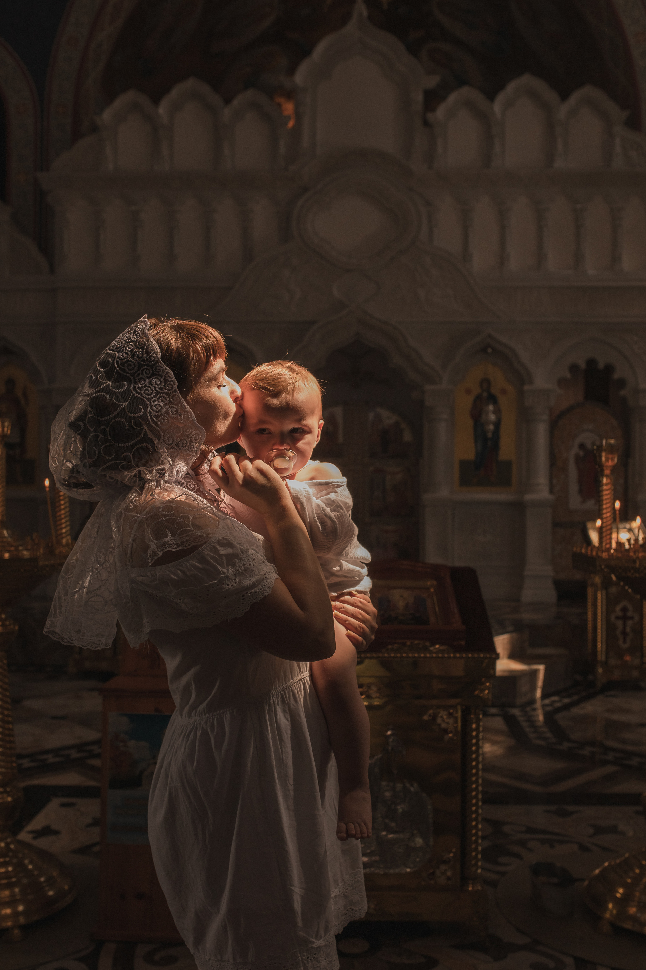 Крещение. Семейный фотограф Елена Клименко (Sunlight)