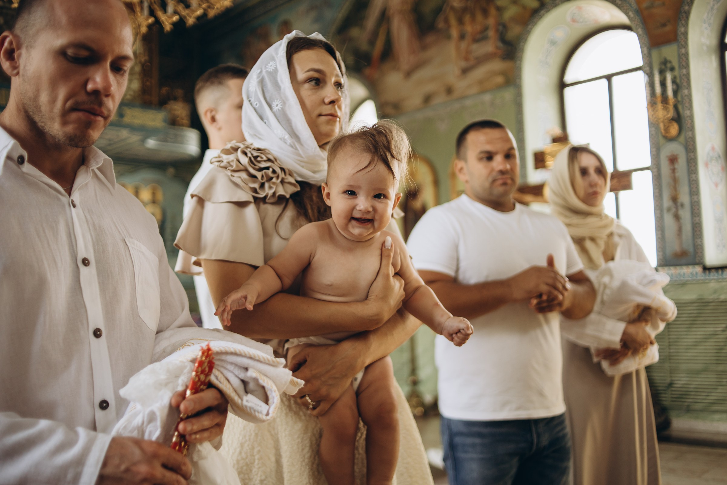 Крещение Варвары и Елизаветы. Семейный фотограф в Волгодонске Краченцева Анна