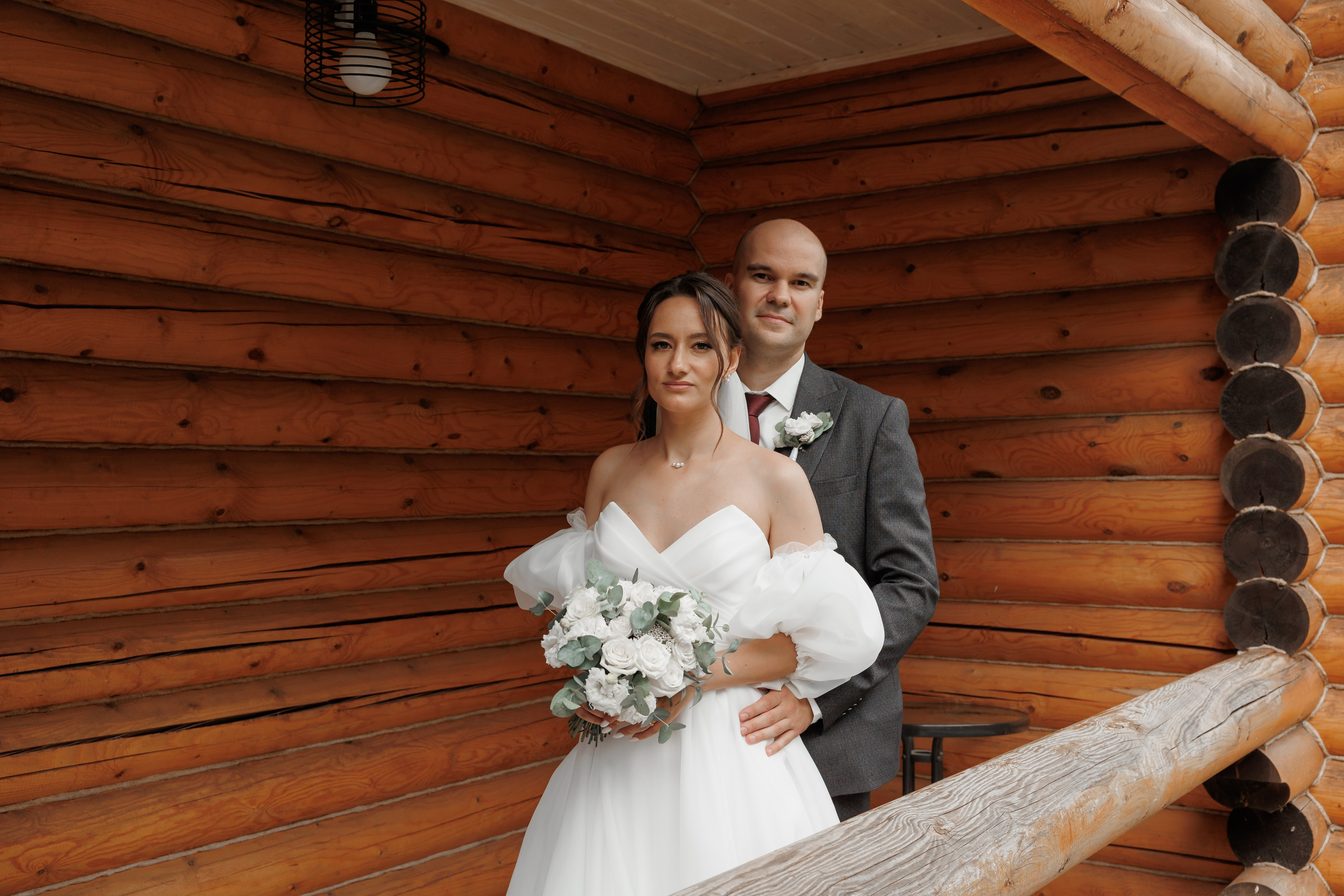 Полина и Дмитрий, загородный клуб «Барин», ЗАГС в г. Пушкино. Свадебный и репортажный фотограф (Москва, Королев и другие)