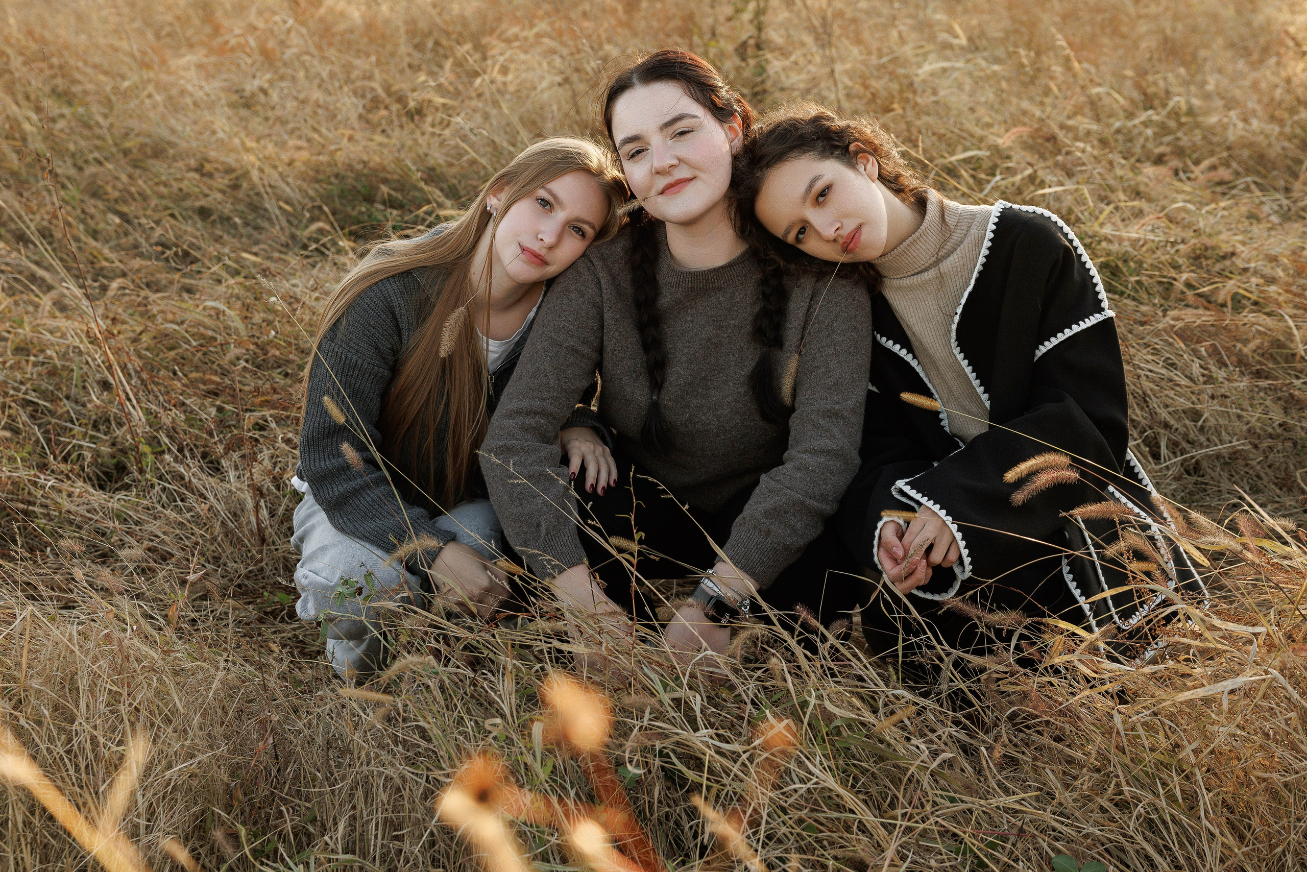 Осень 11 класс (съемка в поле). Photoalbum-vl.ru