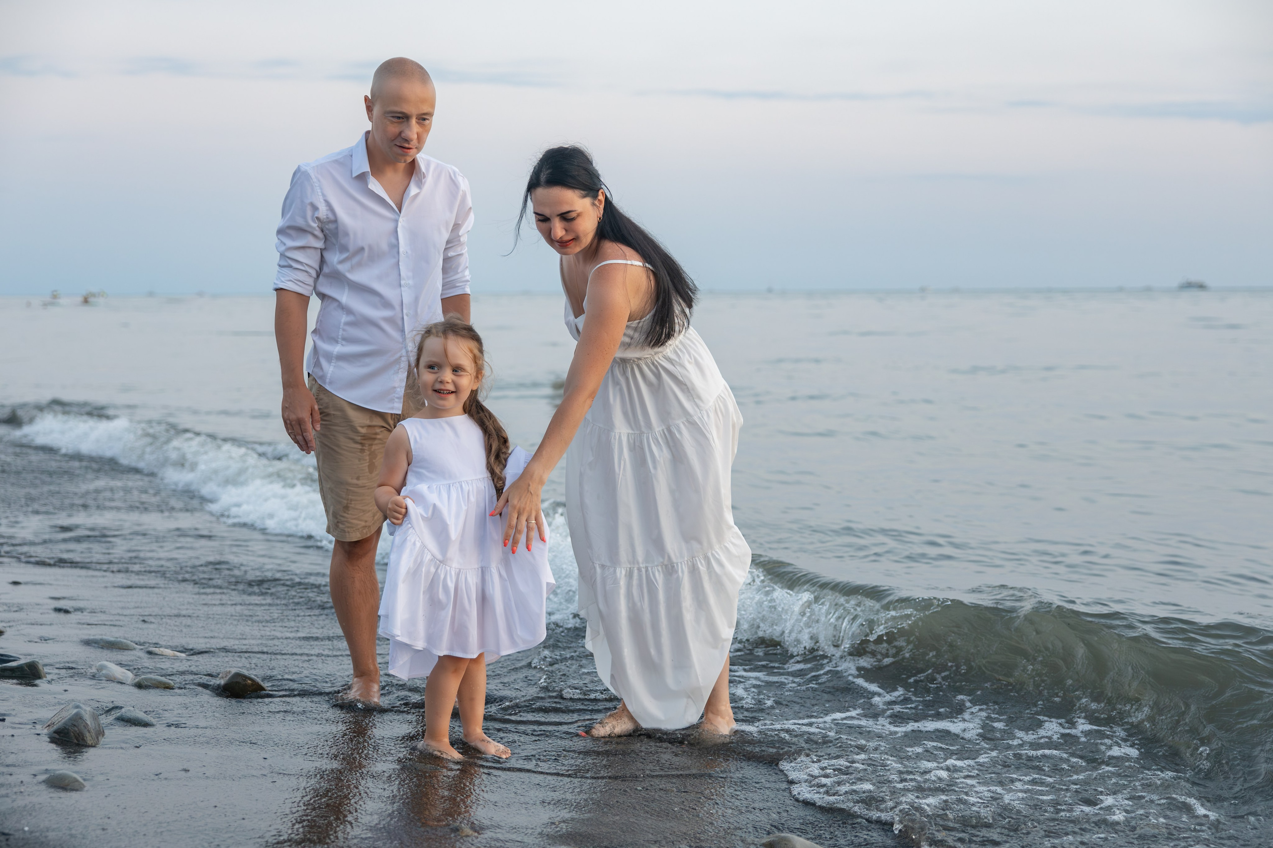 Семейная фотосессия на море. Фотограф в Сочи Колосова Елена