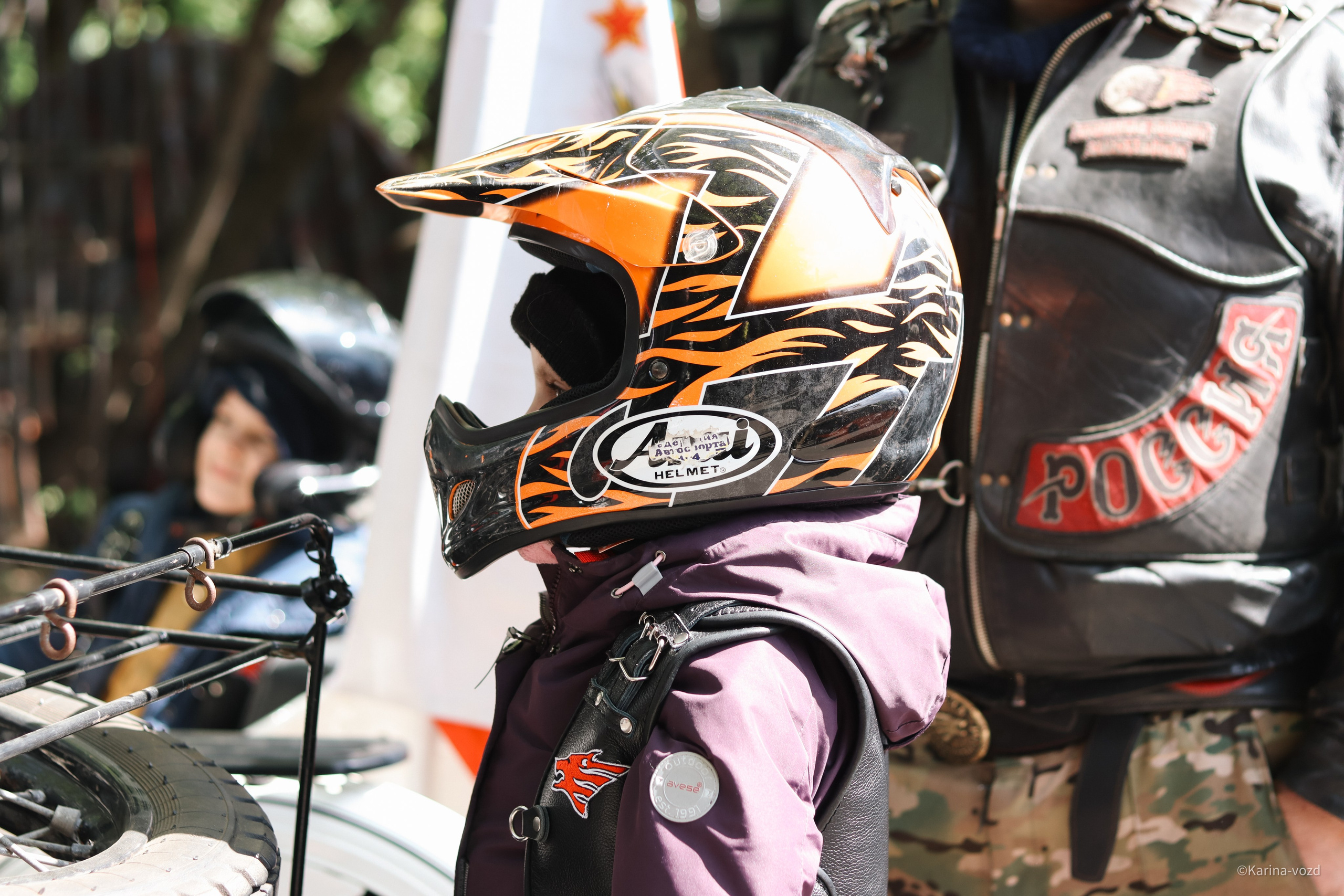 Открытие мотосезона 2025 «Ночные Волки"/ Москва. Репортажный фотограф в Москве и Зеленограде Karina-vozd