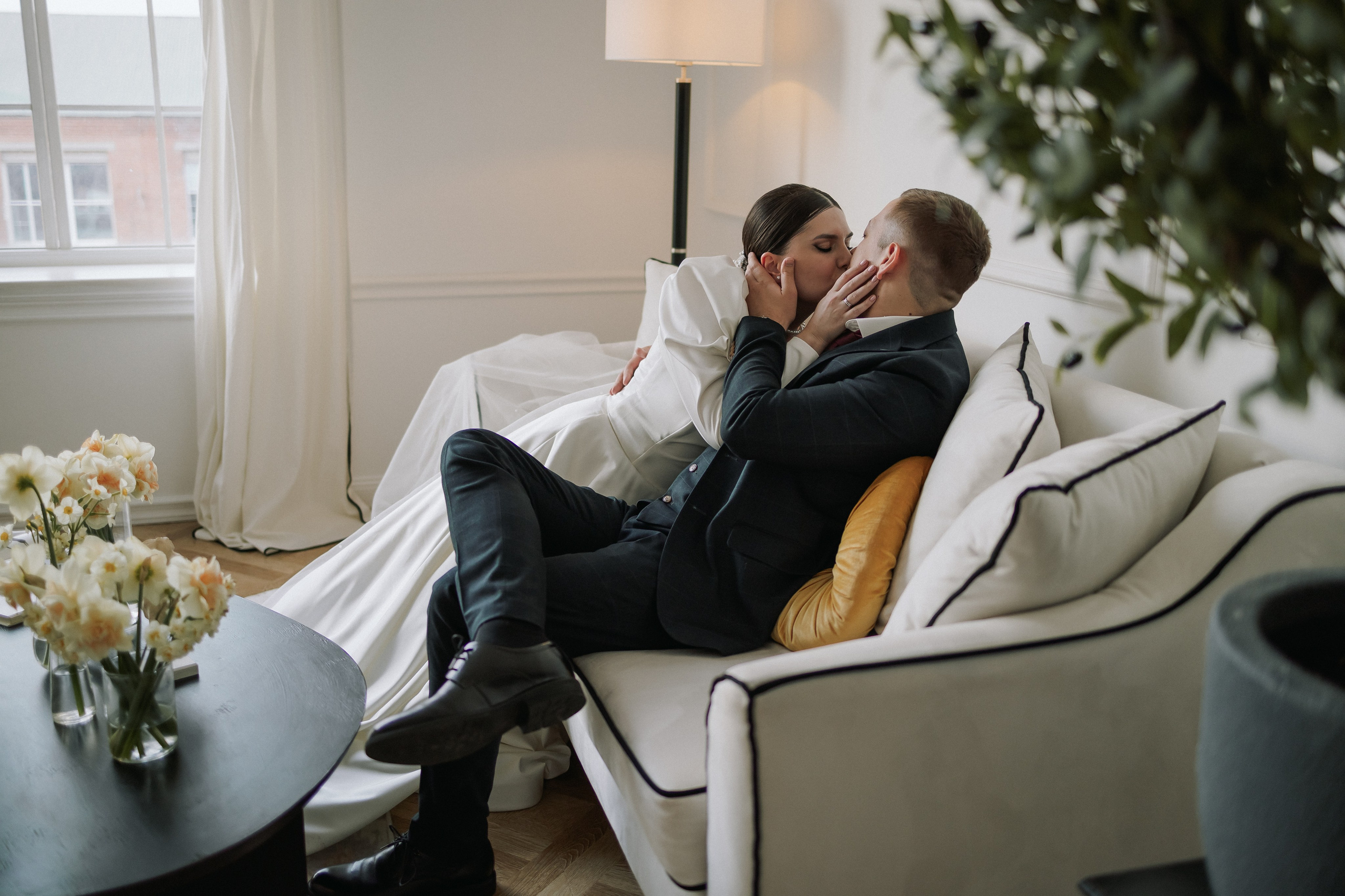 Яна и Святослав. Свадебный день. Свадебная фотография. Арина Рубах