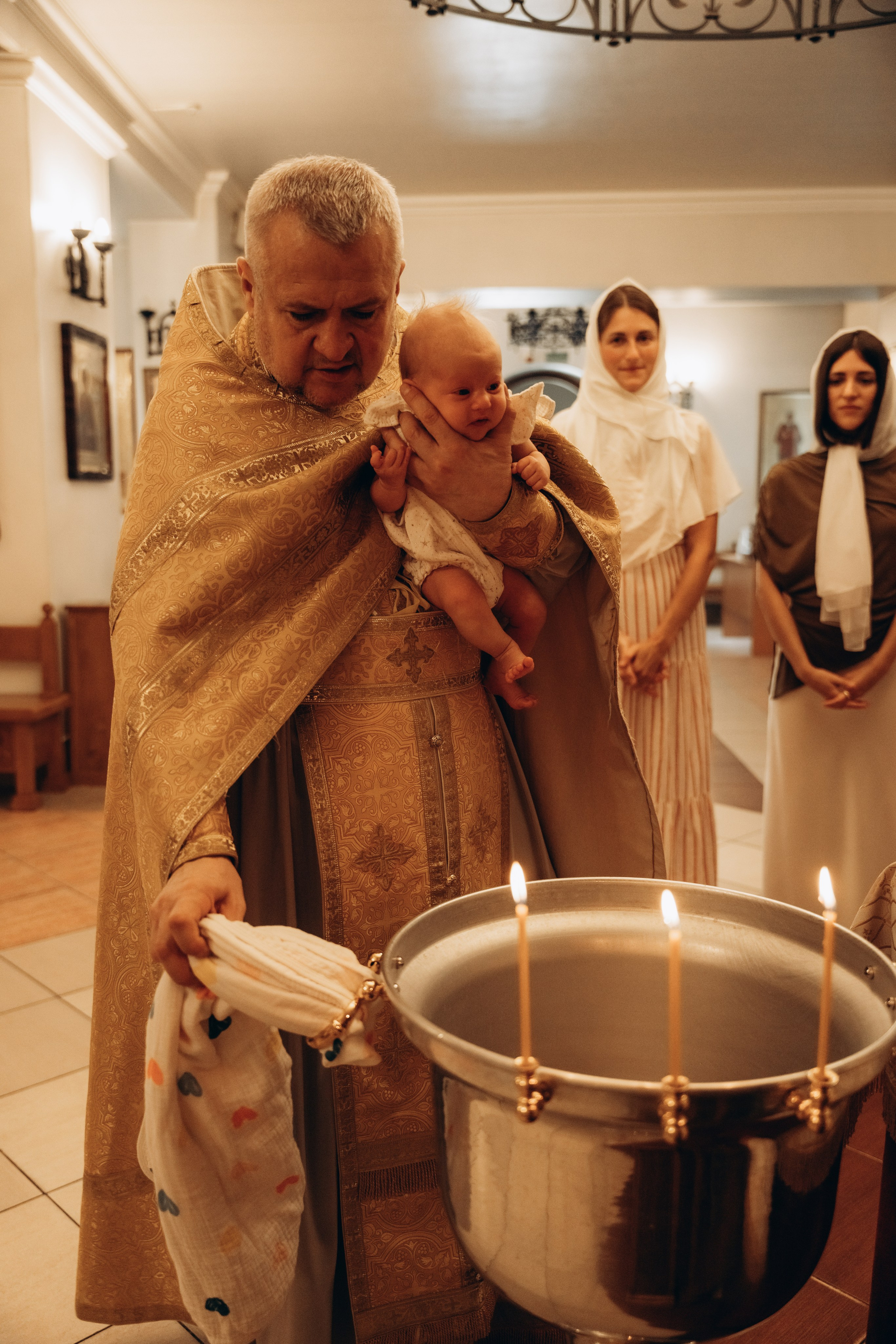 Крещении Есении. Фотограф Мария Миллс | Минск