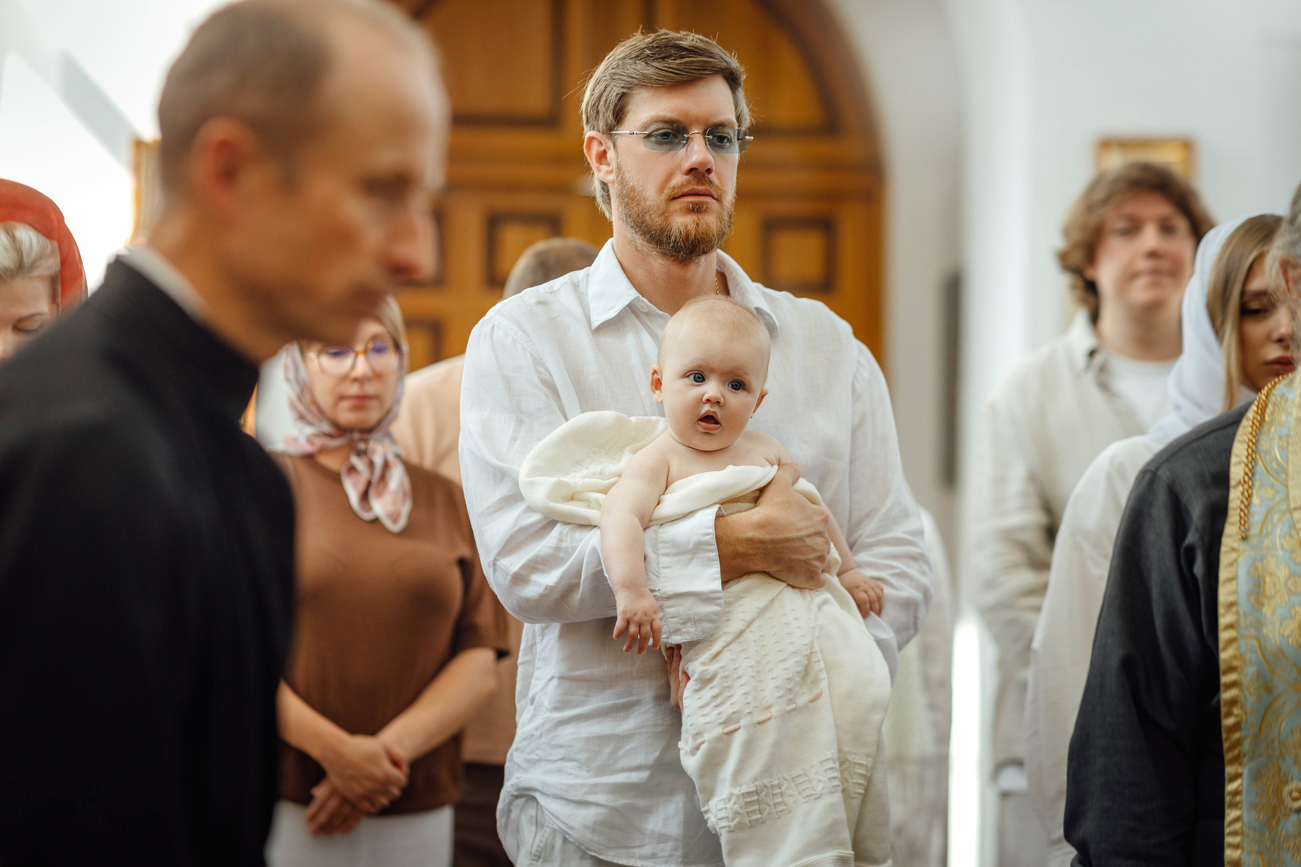 Крещение Мишель, гп. Ивенец, храм Ефросинии Полоцкой, август 2025