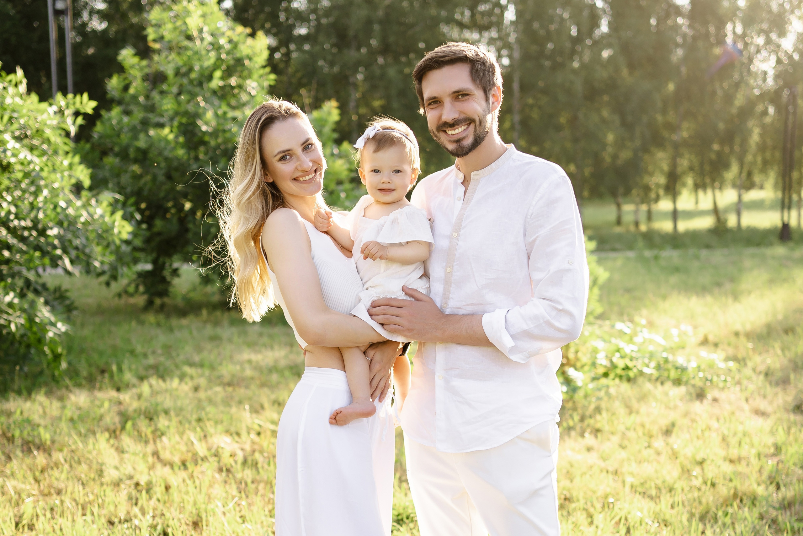 Олеся, Денис и Даниэла. Свадебный фотограф в Москве Яна Деньгина