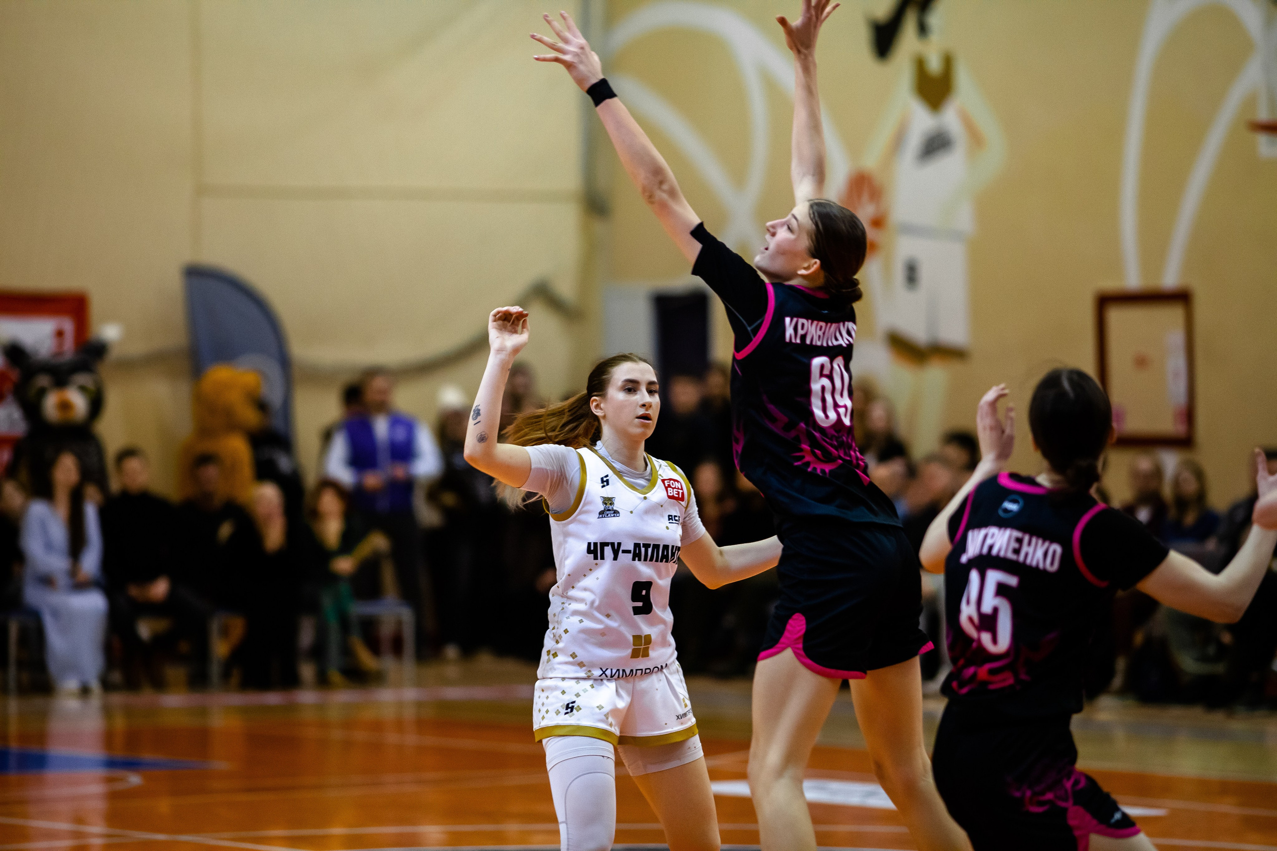 ЧГУ-Атланта — Ростов-ЮФУ / 1 игра. Фотография