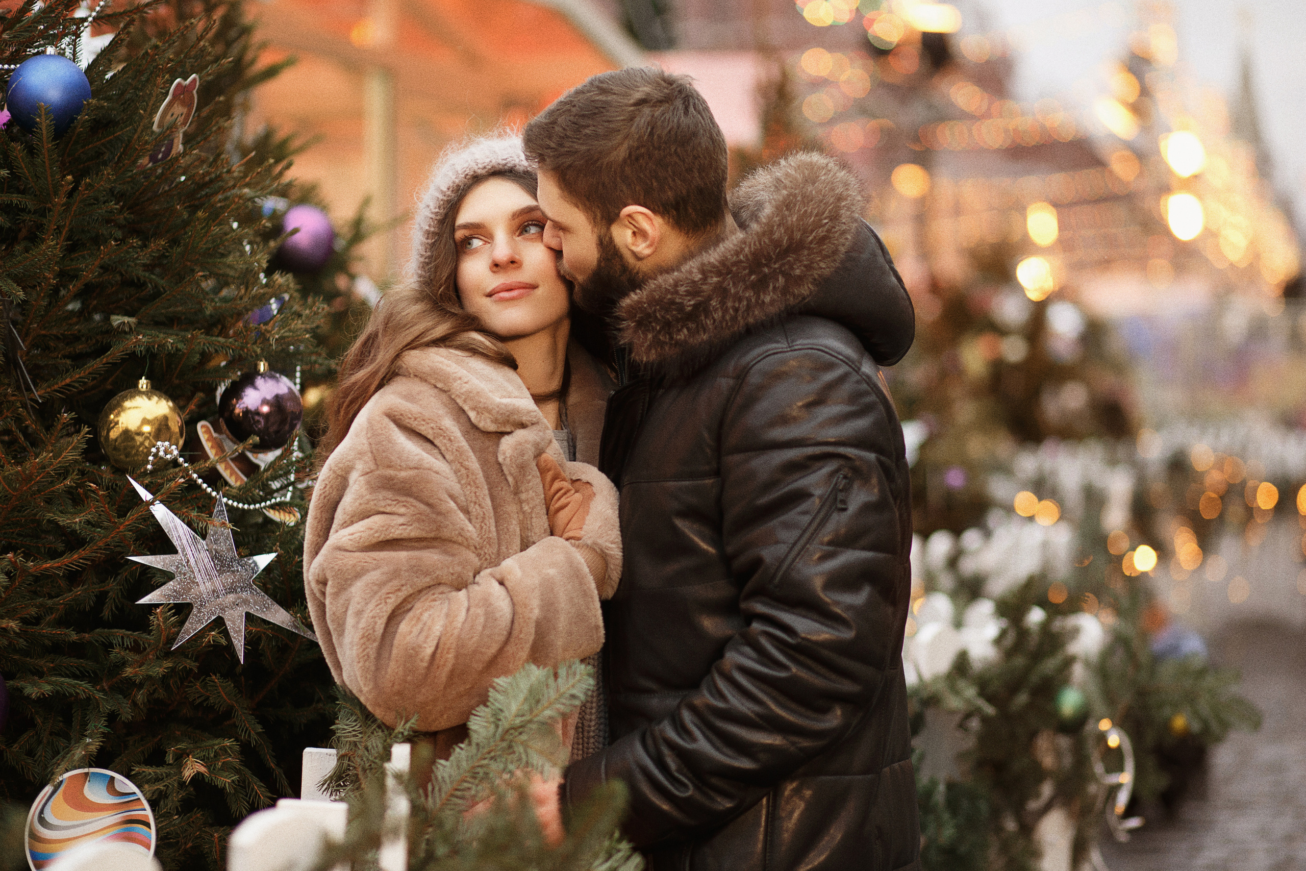 Love story в новогодней Москве. Свадебный, семейный фотограф в Раменском, Москве и Подмосковье