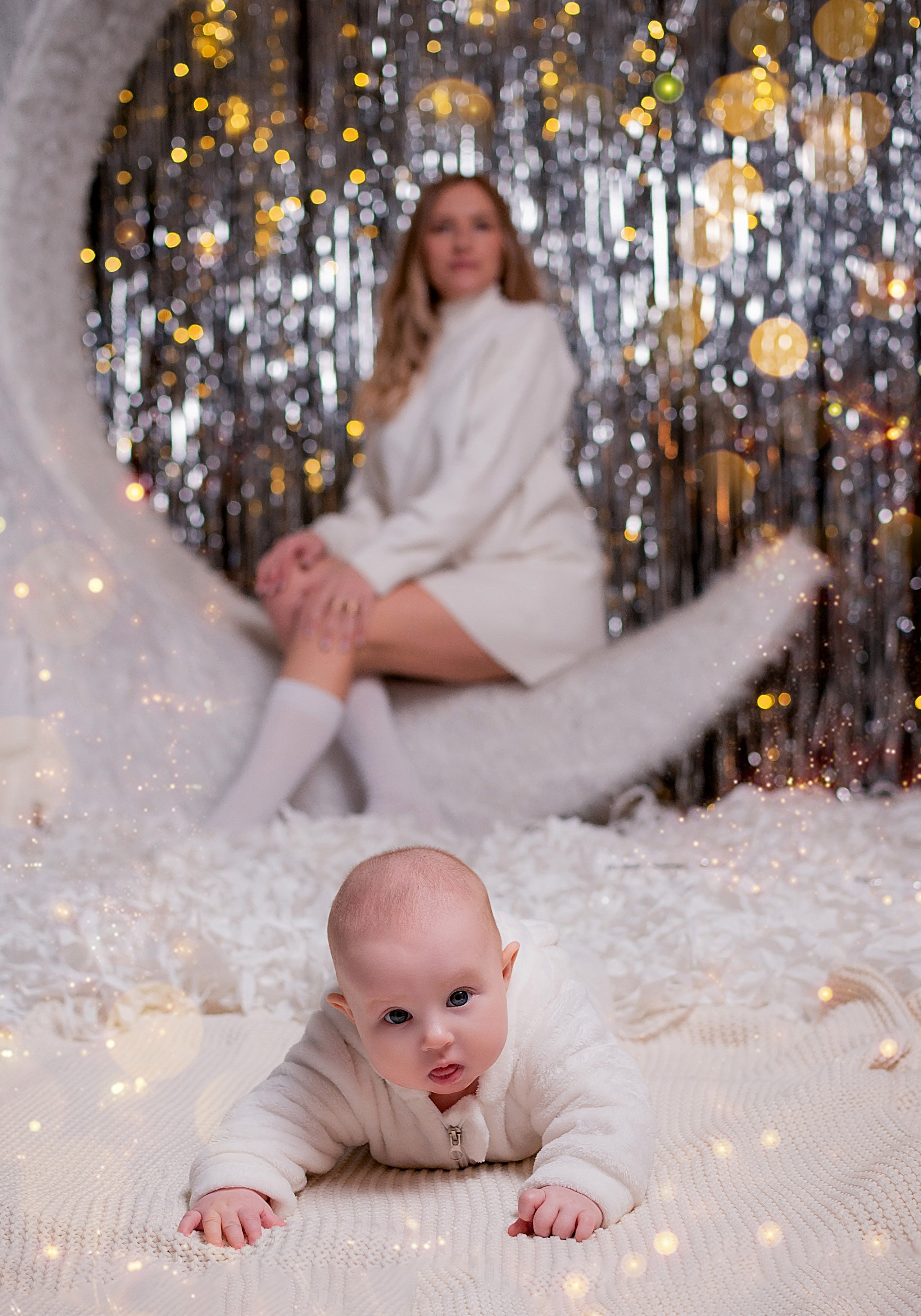 Новогодняя семейная фотосессия в Краснодаре 2023-2024. Фотограф новорожденных Краснодар Малышенко Надежда