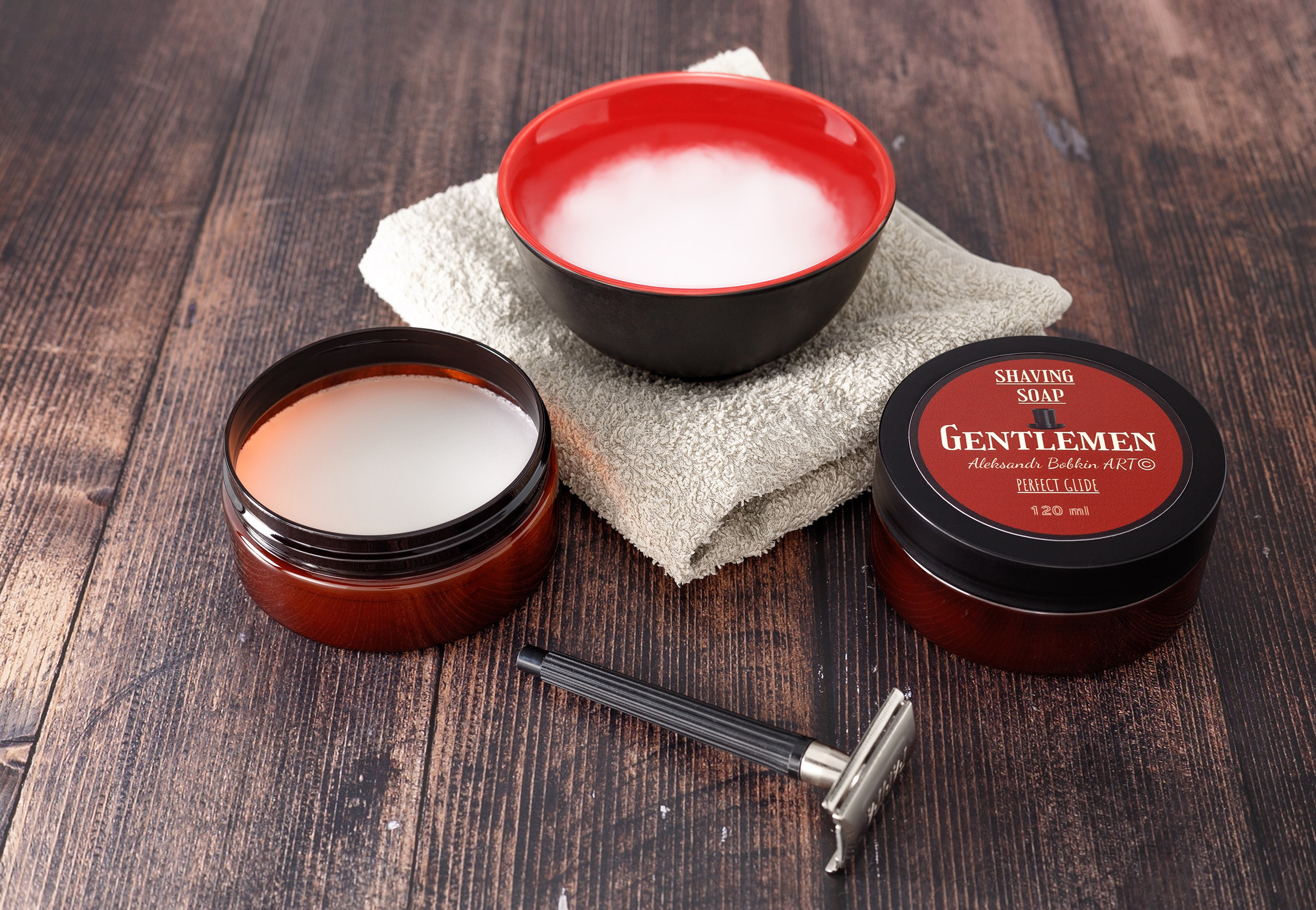 Мыло для бритья профессиональное предметное фото имидж