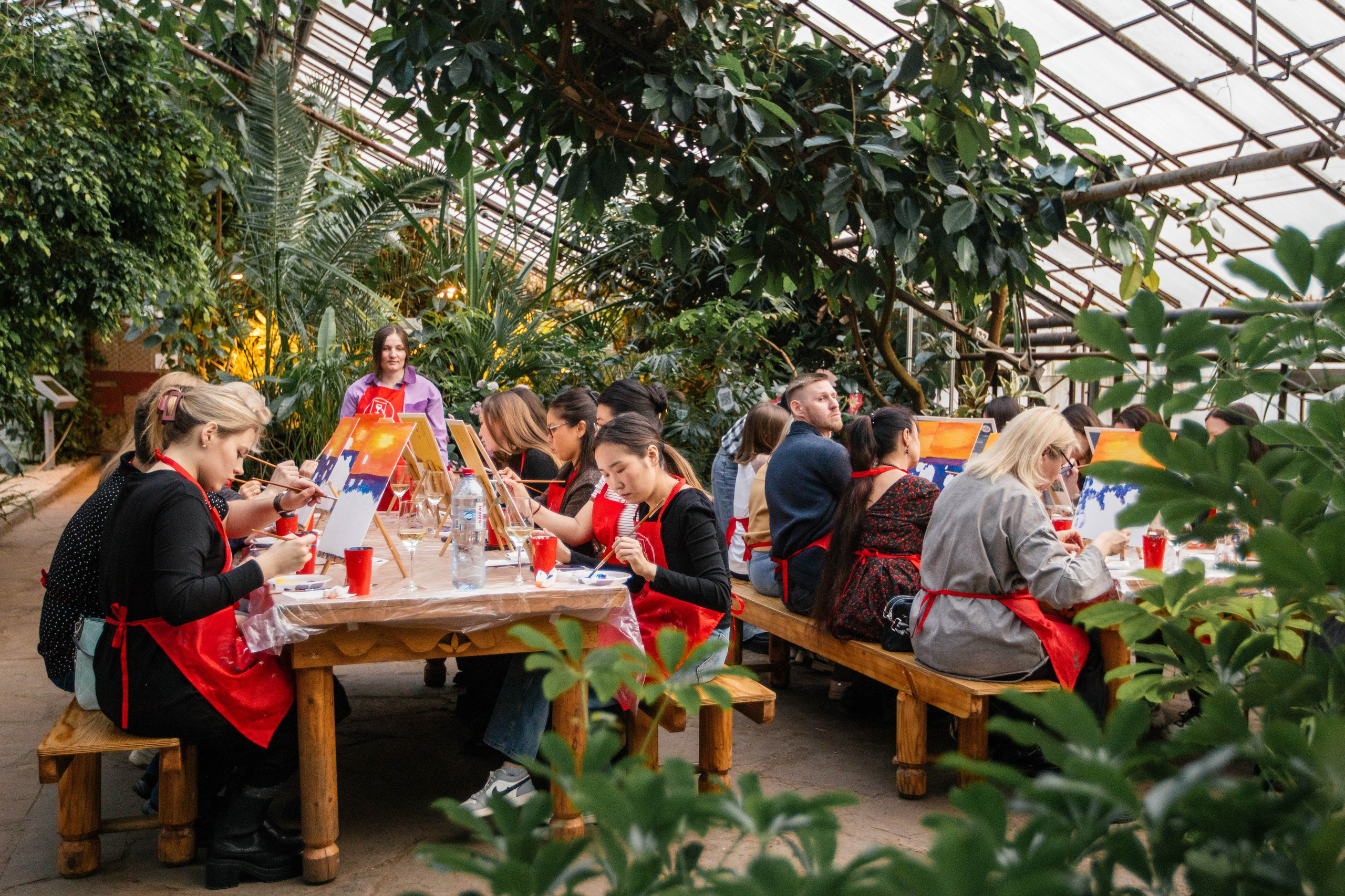 Без бокала нет Шагала. Искусство и вино в Ботаническом саду. Фотограф Анна Чернигова