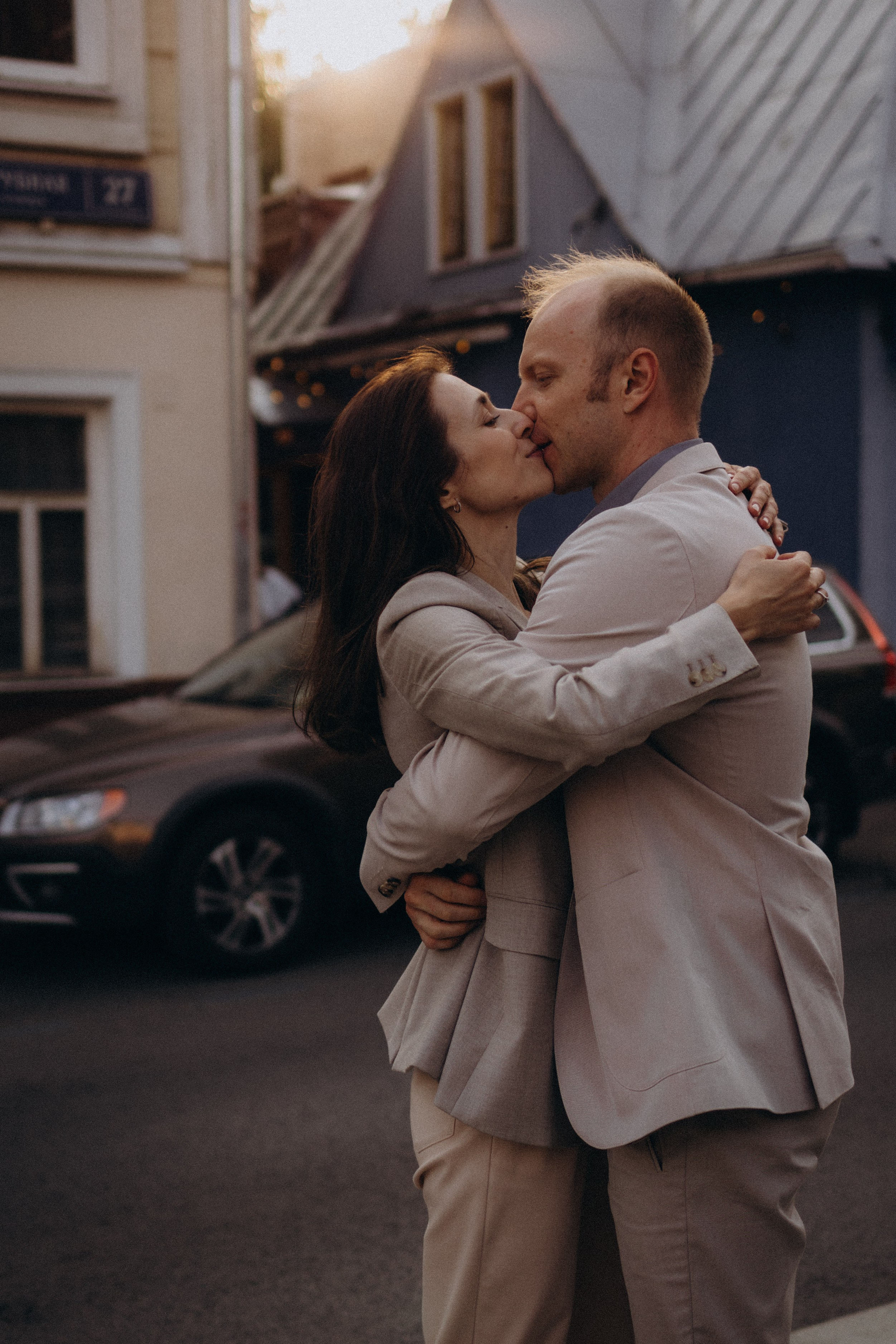 Прогулочная фотосессия влюбленных. Семейный фотограф в Москве и Люберцах Юлия Гуськова