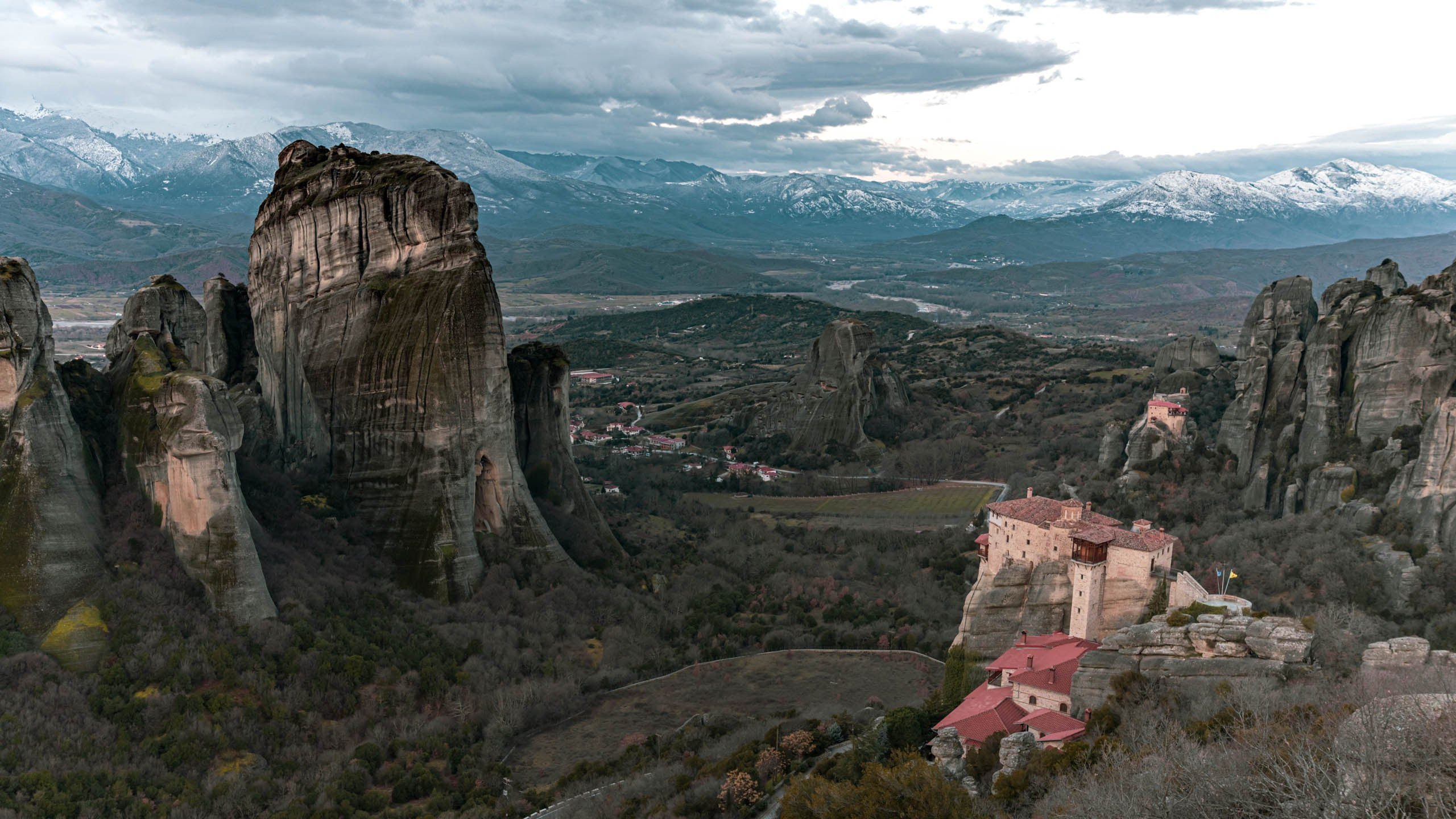 Греция, Метеоры, Монастыри, Русану, Кастраки