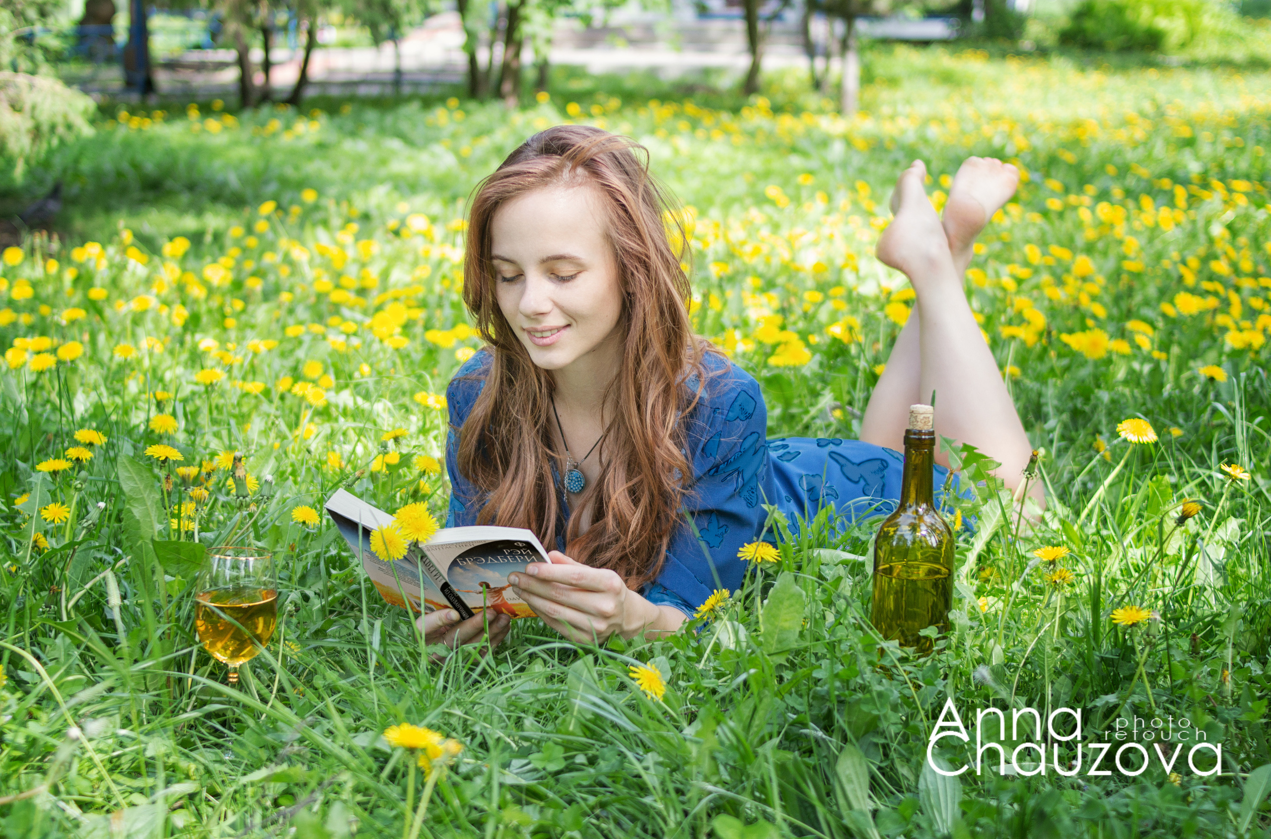 Вино из одуванчиков. Фотограф-ретушер Анна Чаузова