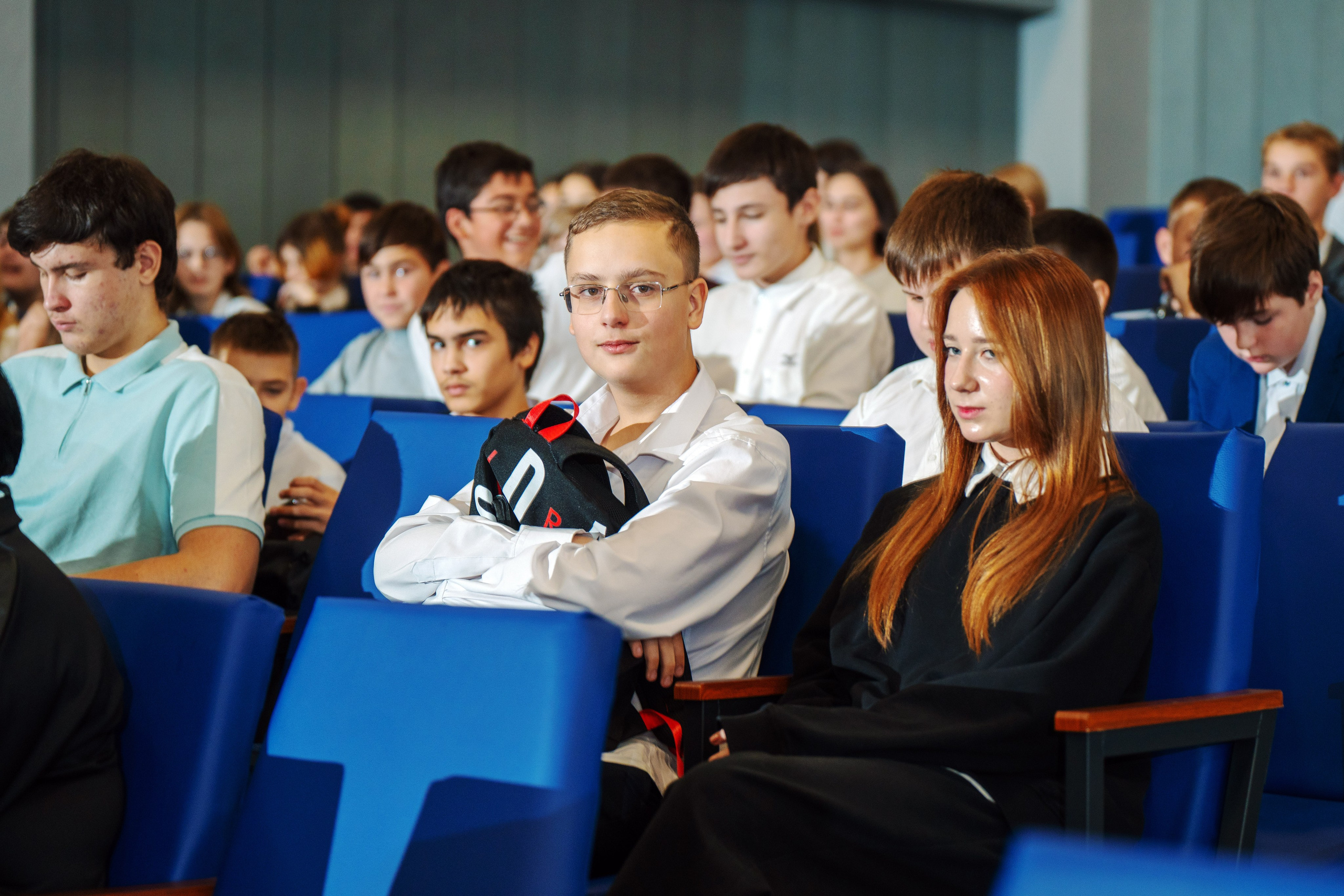 Лекция по киберспорту в школе № 2, п. Энем