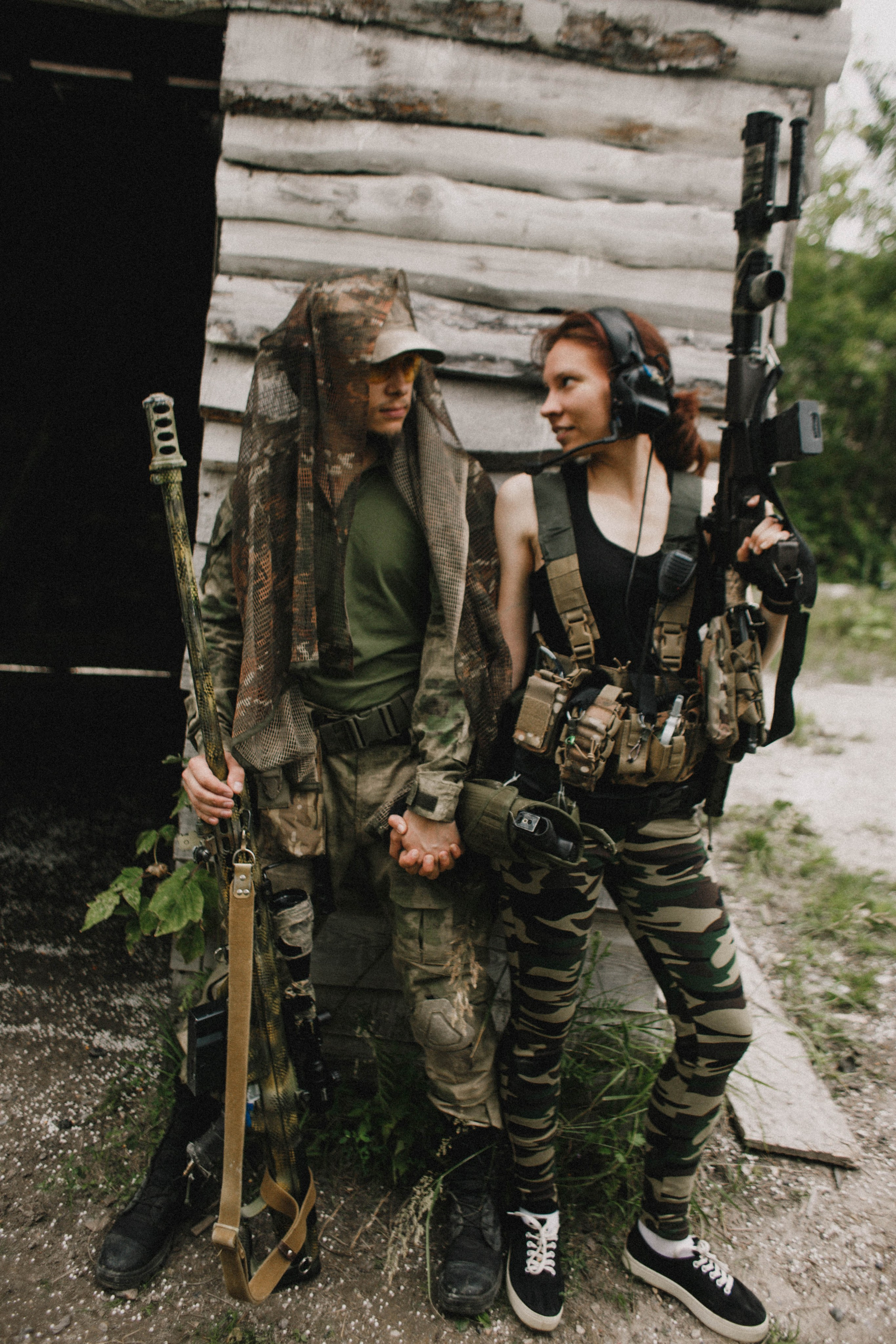 Алёна+ Артём. Страйкбол. Фотограф в Нижнем Новгороде