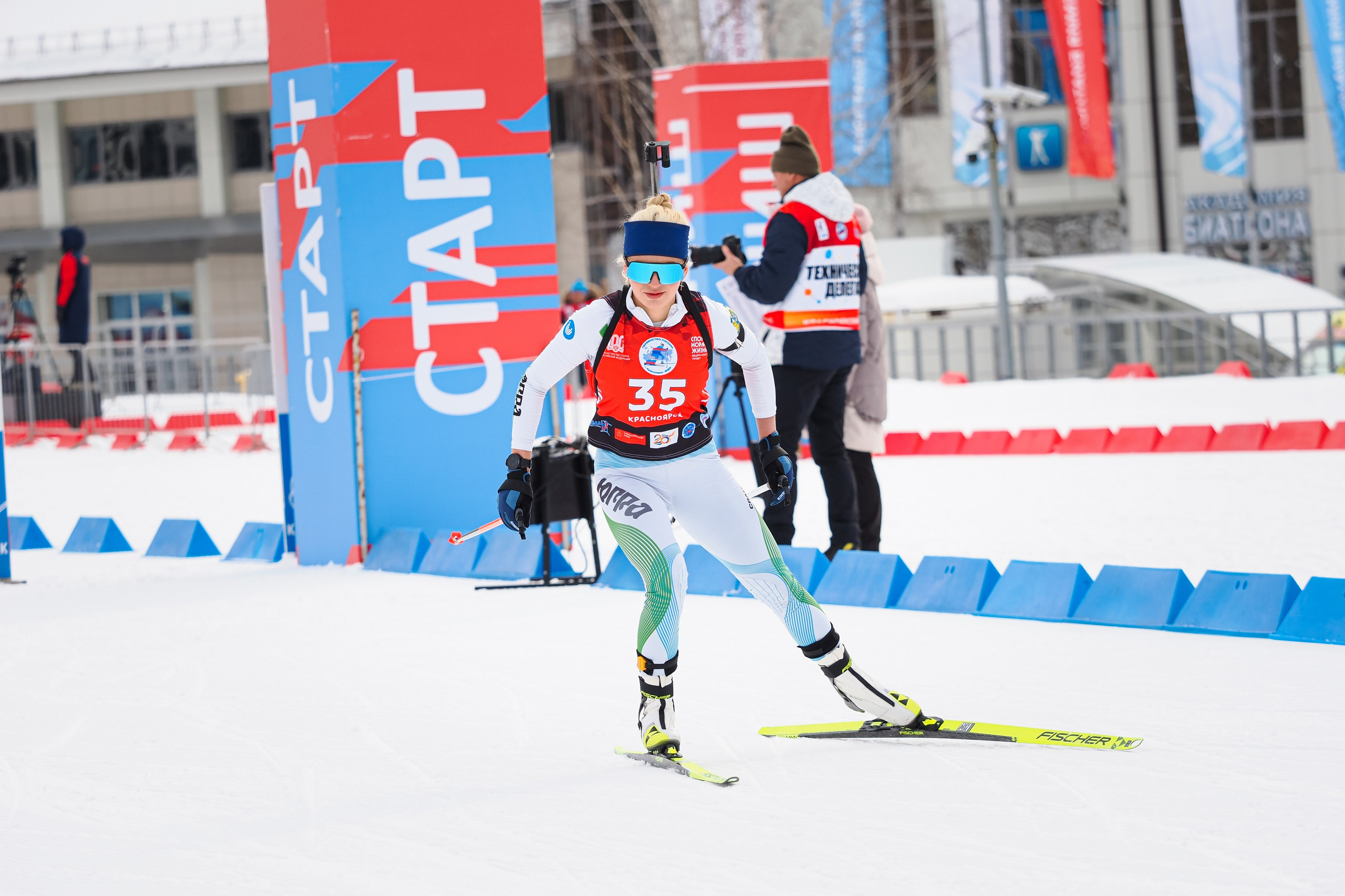Биатлон / Первенство России. Репортажный фотограф Алексей Козьмин
