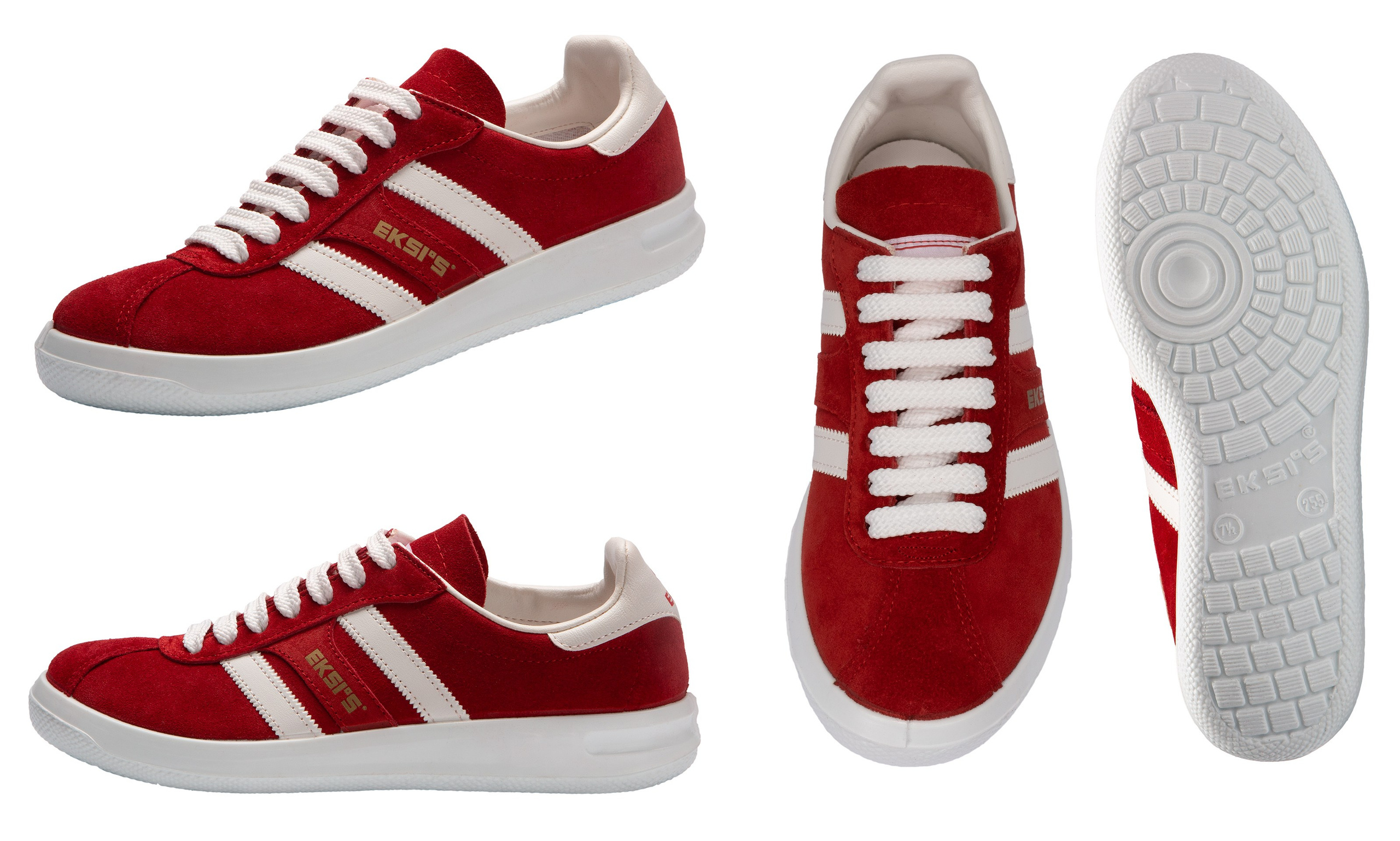 Фотографии красных мужских кроссовок для каталога. Фотосъёмка спортивных аксессуаров