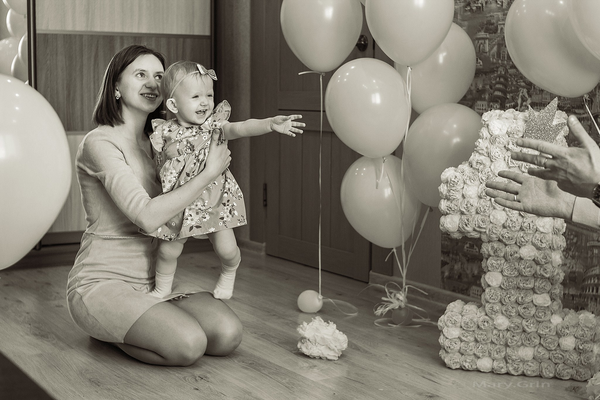 1 годик Евы дома. Детский и семейный фотограф, фотограф мероприятий Нижний Новгород