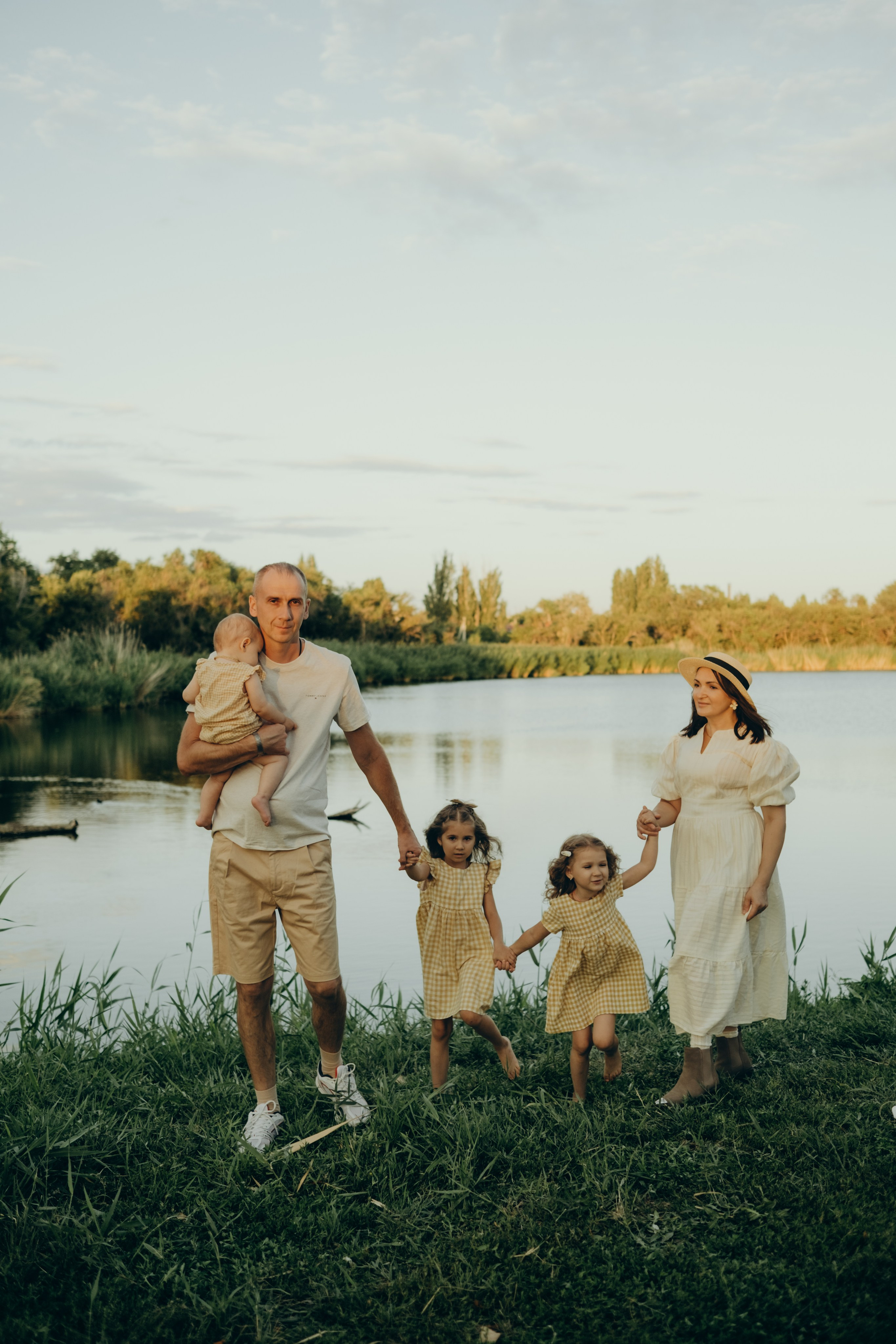 Семейная история на озере Сарпа. Фотограф в Москве Ольга Елоева
