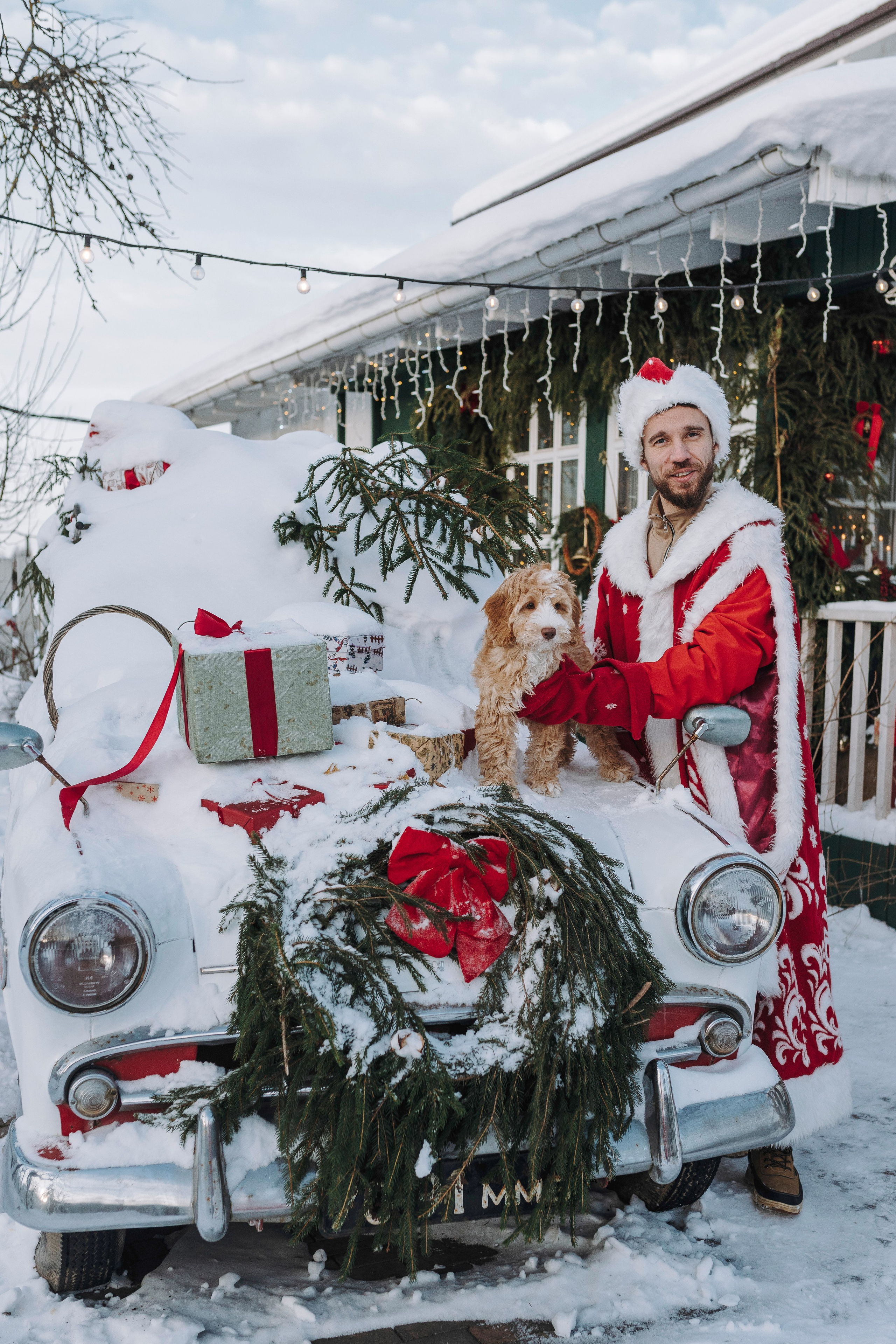 Мёрфи, Таня и Антон. Фотограф анималист в Спб недорого Олеся Майорова