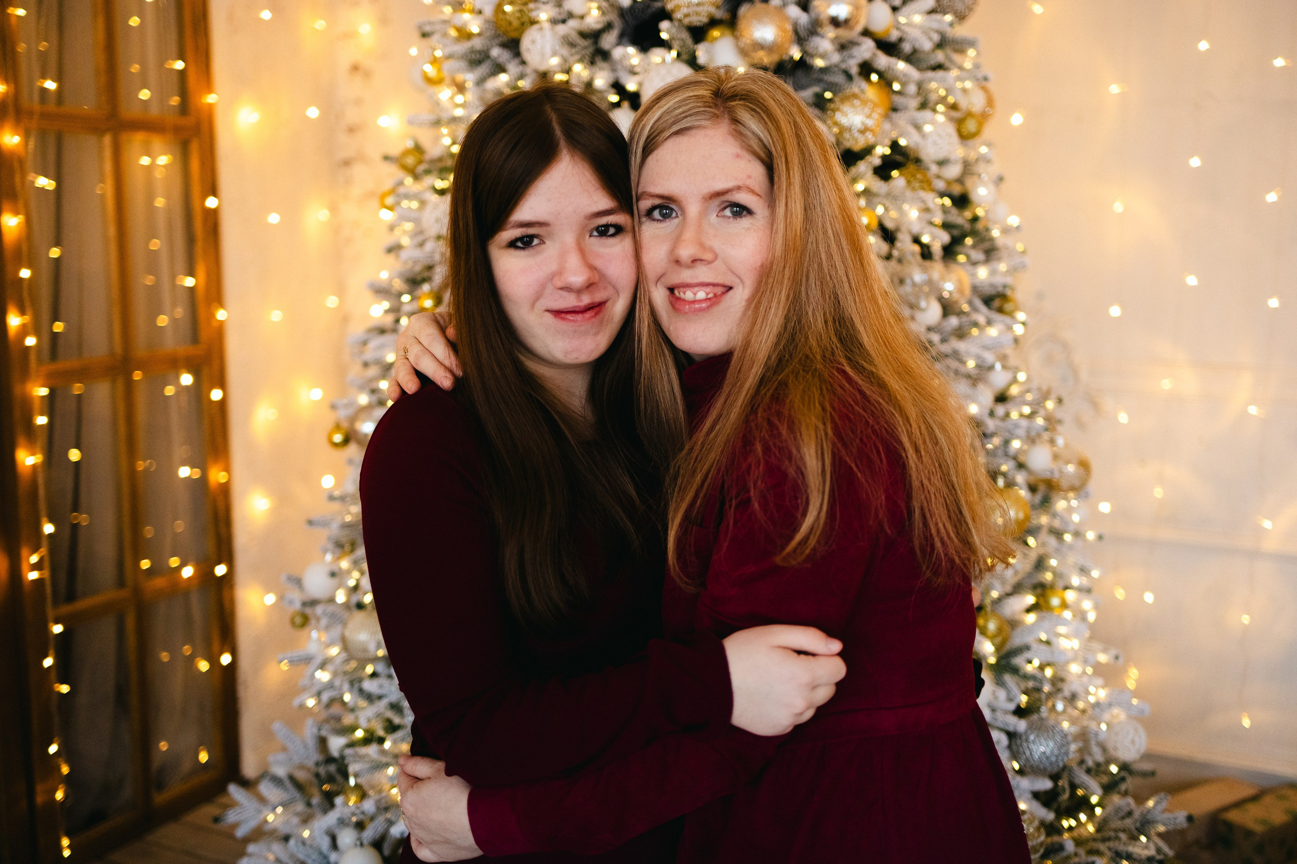 Новогодняя семейная с малышом. Семейный фотограф г. Тюмень