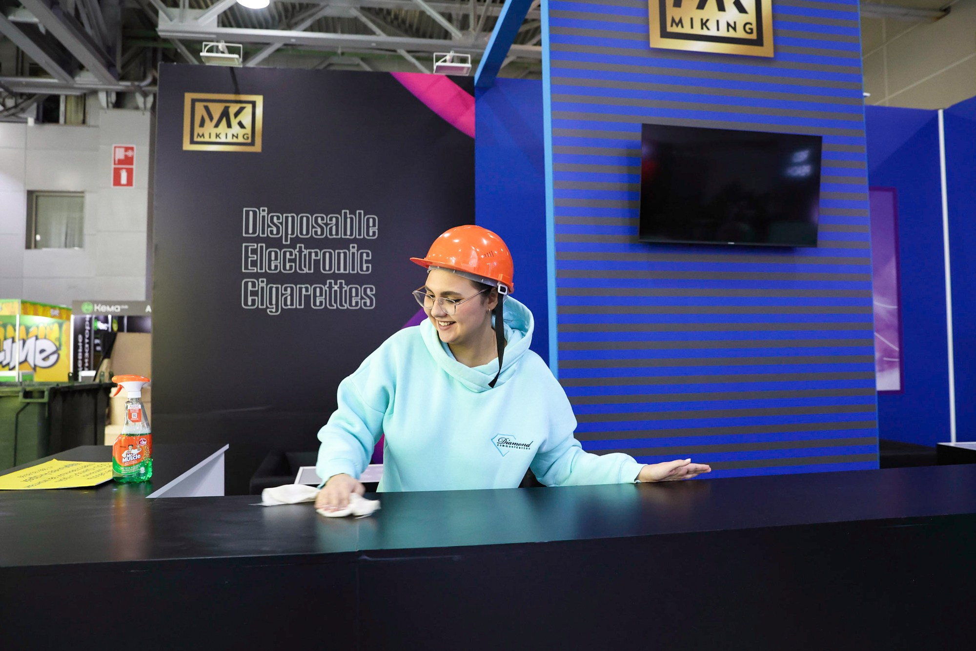 Застройка Vape Club Show. Фотограф Дарья Попова