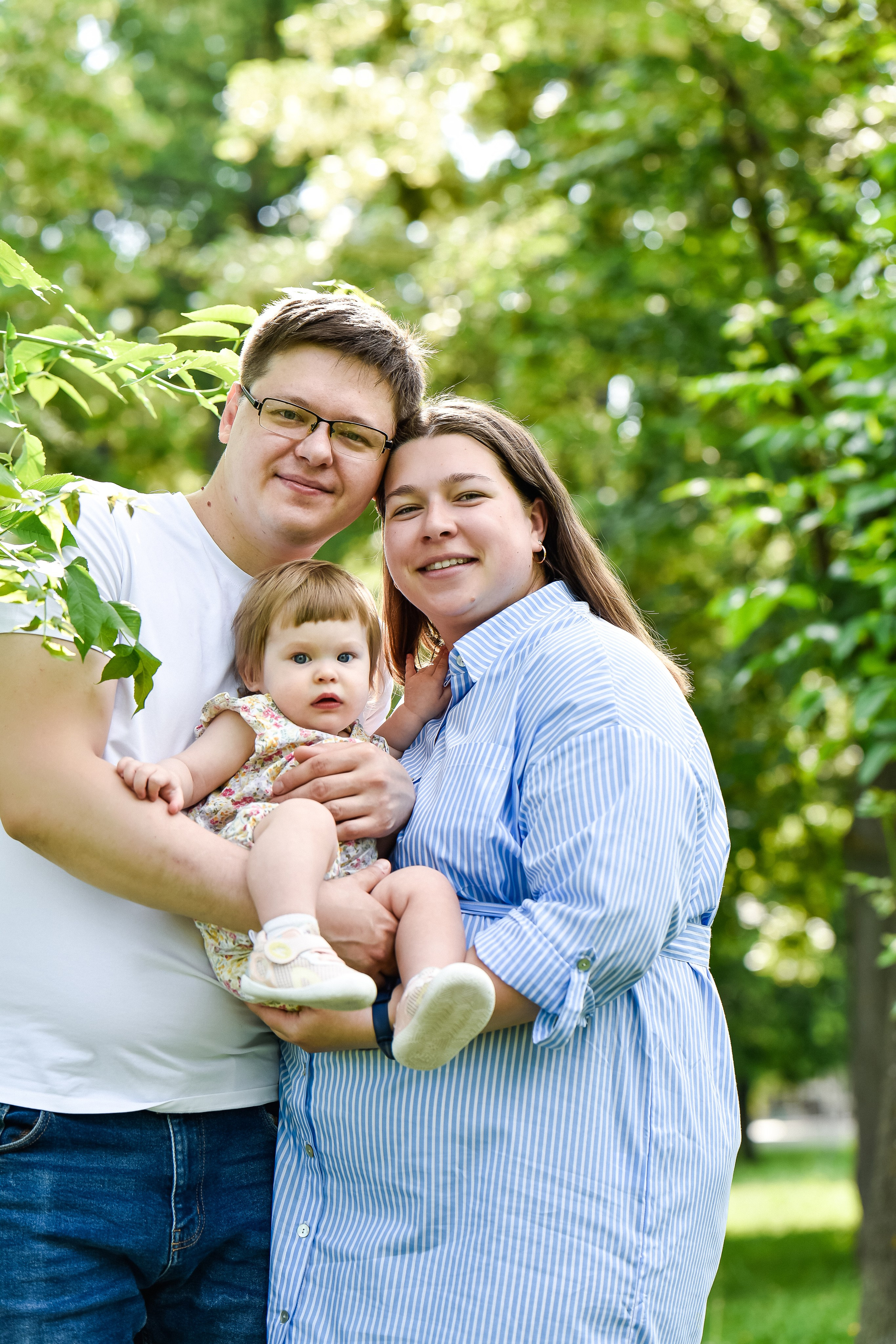 Семья Натальи, Сергея и Машеньки