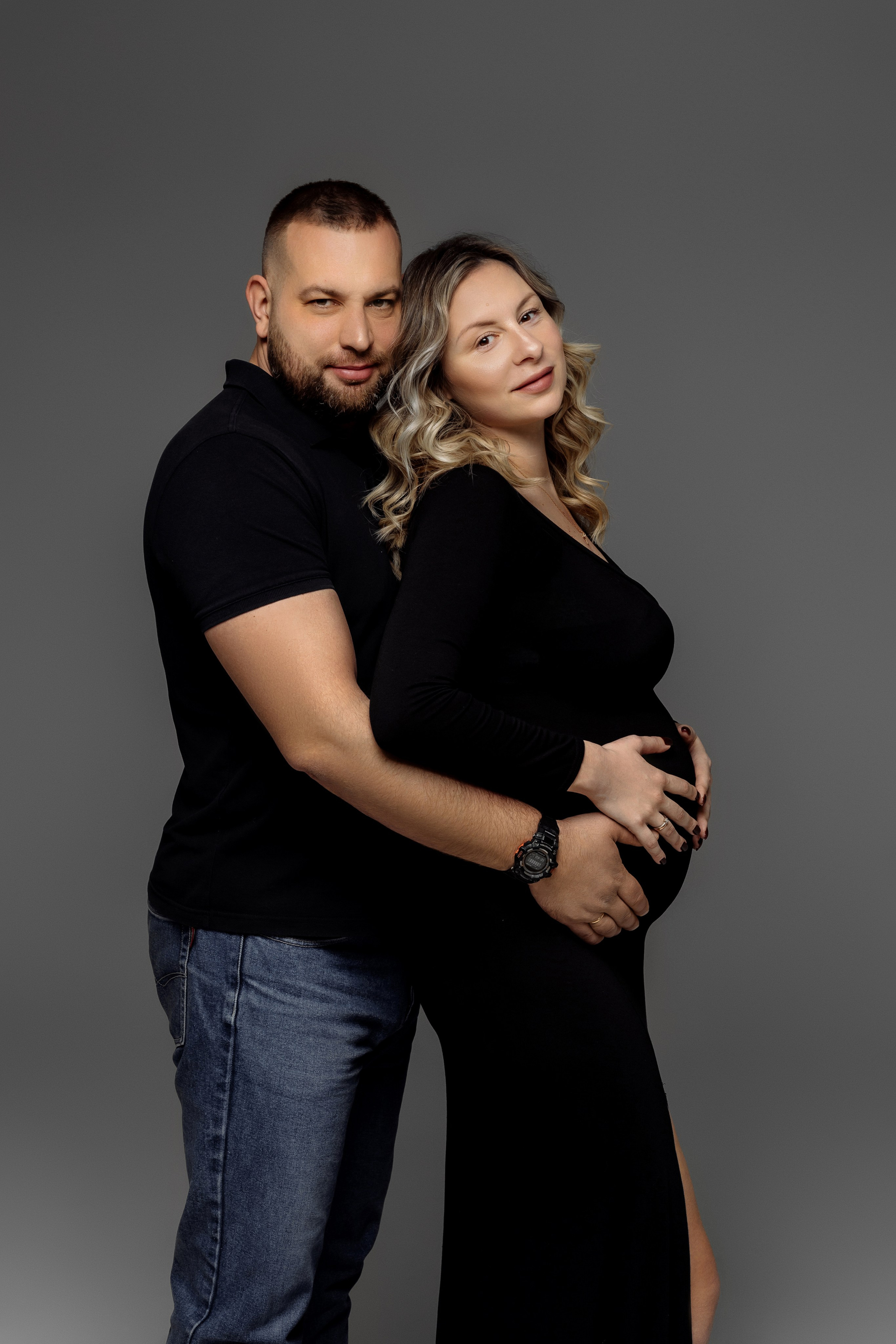 Фотосессия беременности в студии. Зотова Алена — семейный и женский фотограф в Зеленограде