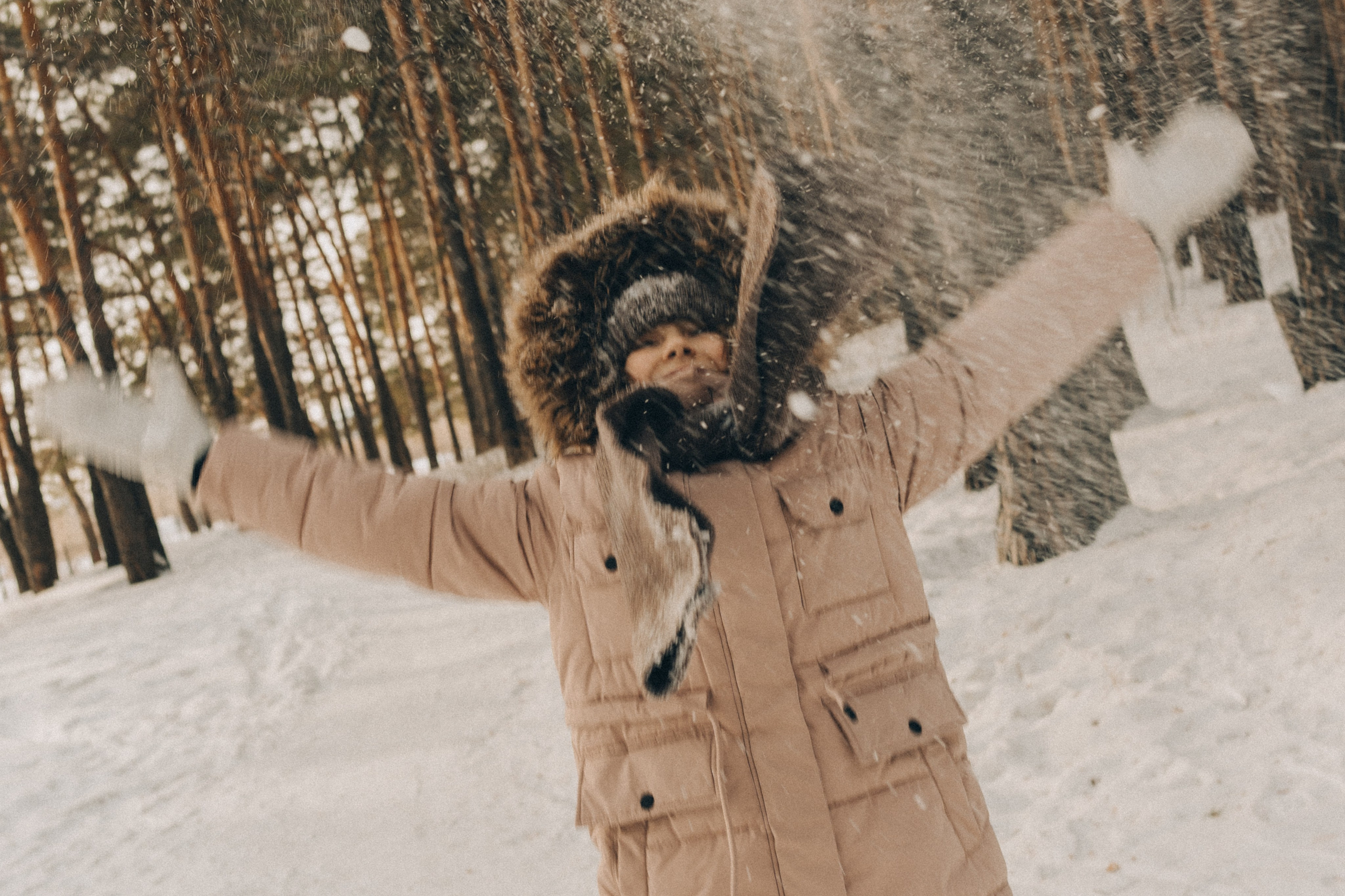 Зима. Креативный фотограф в городе Тюмень