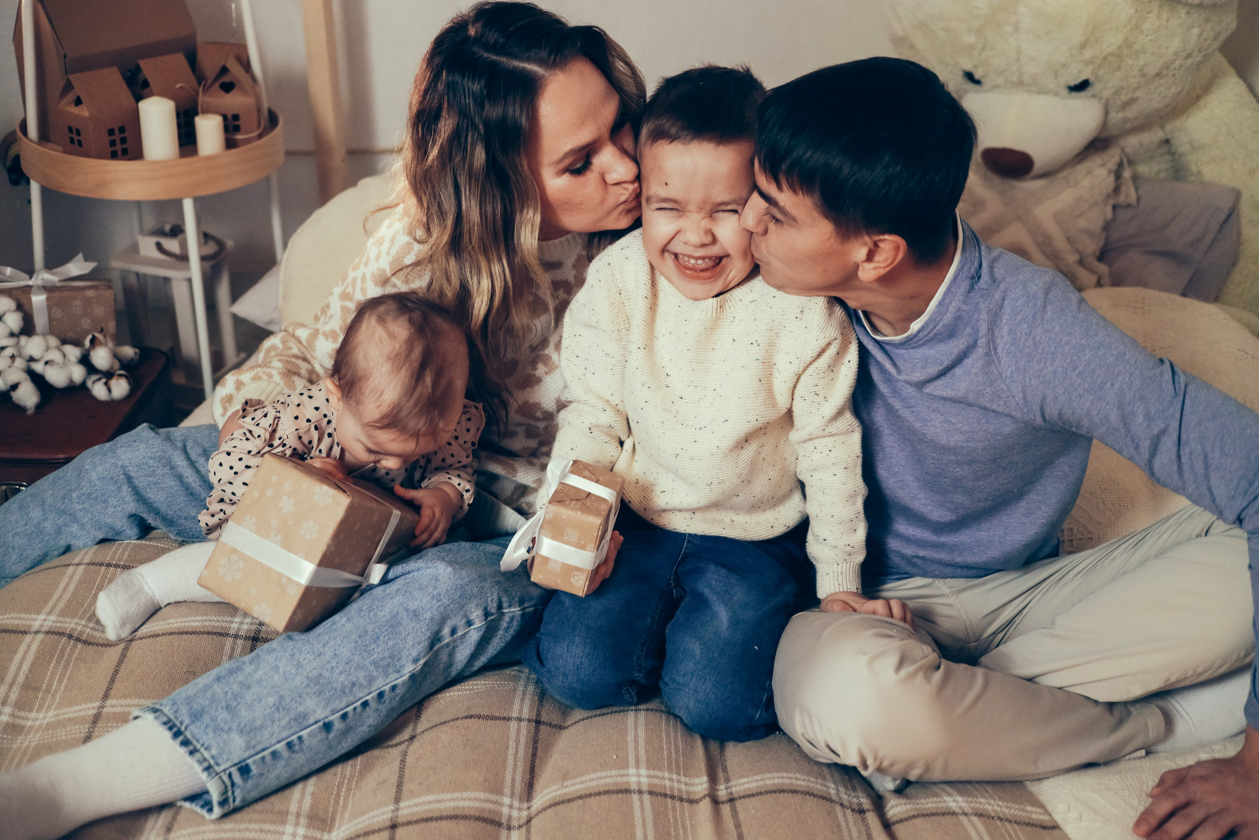 Новогодняя фотосессия в студии