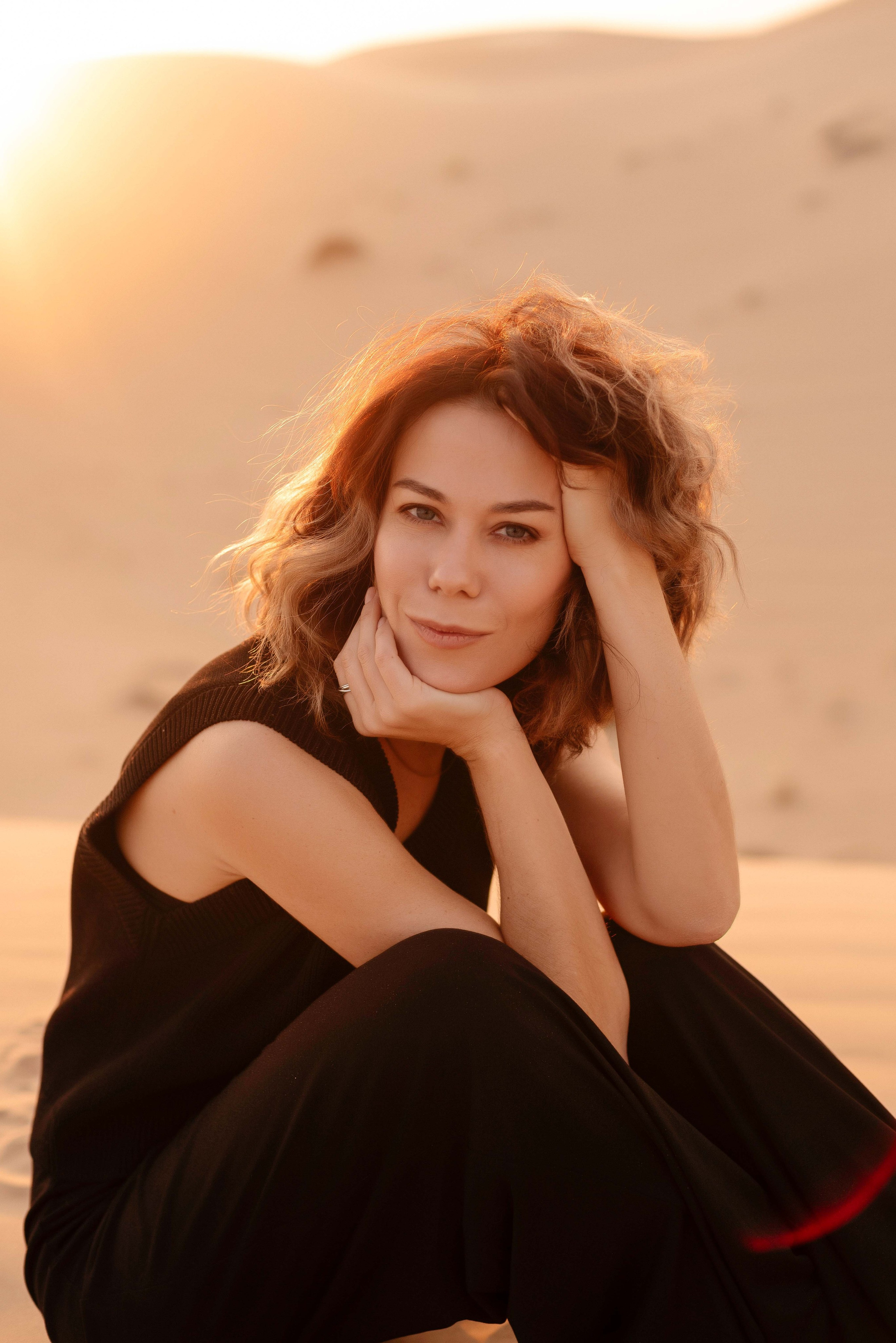 Наташа в пустыне 22 год. Фотограф и видеограф в Москве и Абу Даби Мария Кулагина