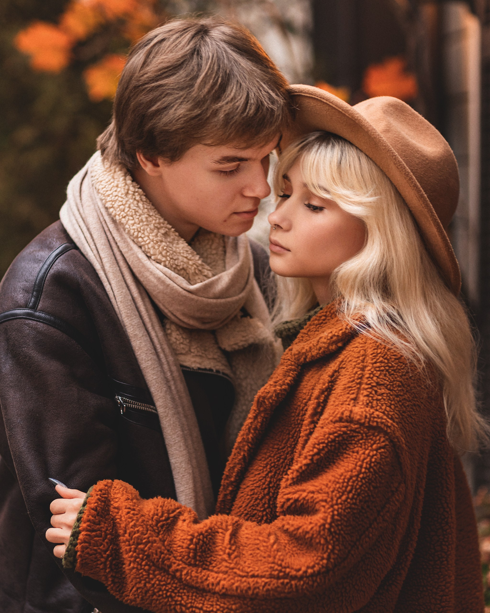 Осенняя лавстори. Детский и семейный фотограф Елена Михайлова в Москве