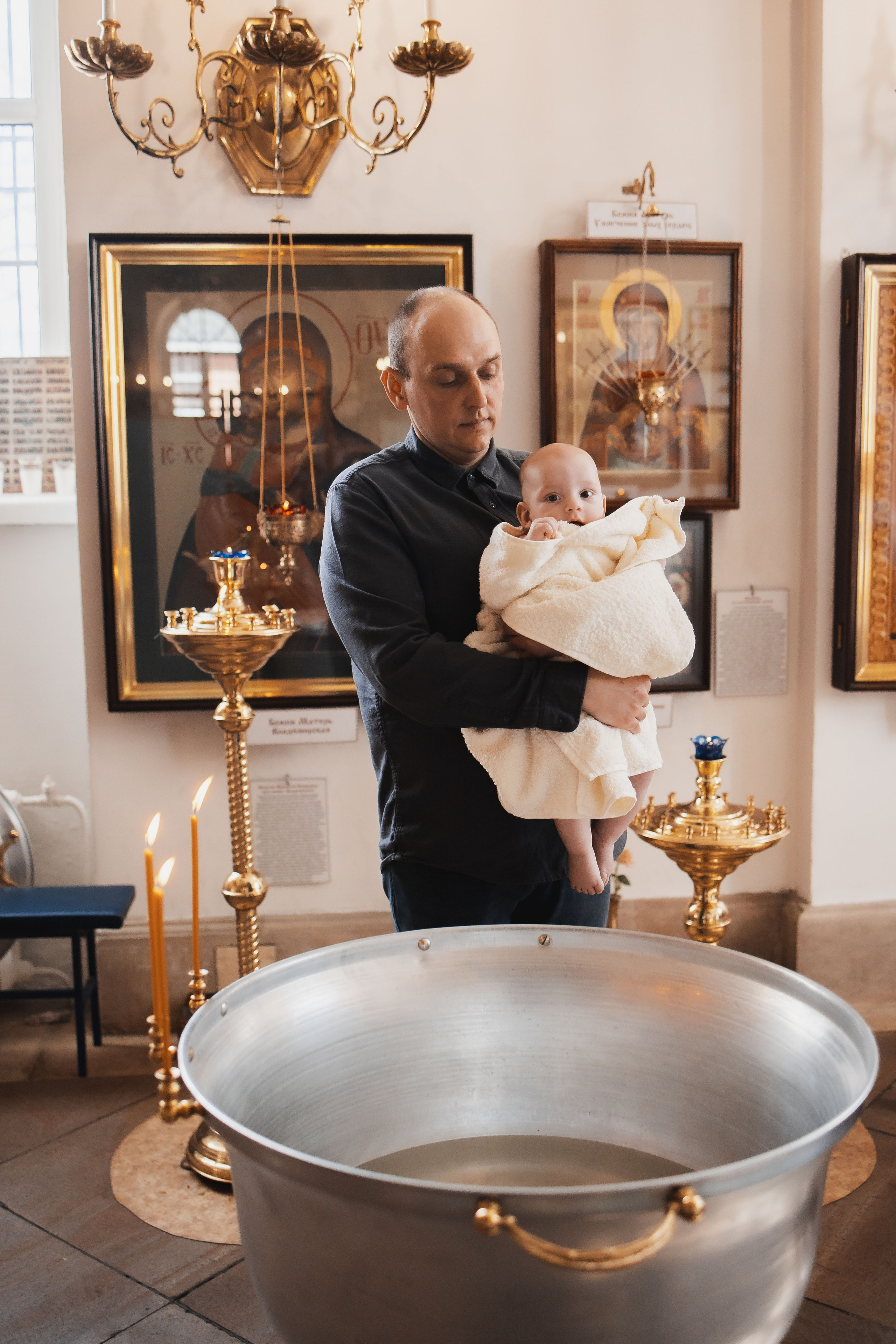 Крещение Дмитрия. Семейный, индивидуальный фотограф в Москве Ангели Марина
