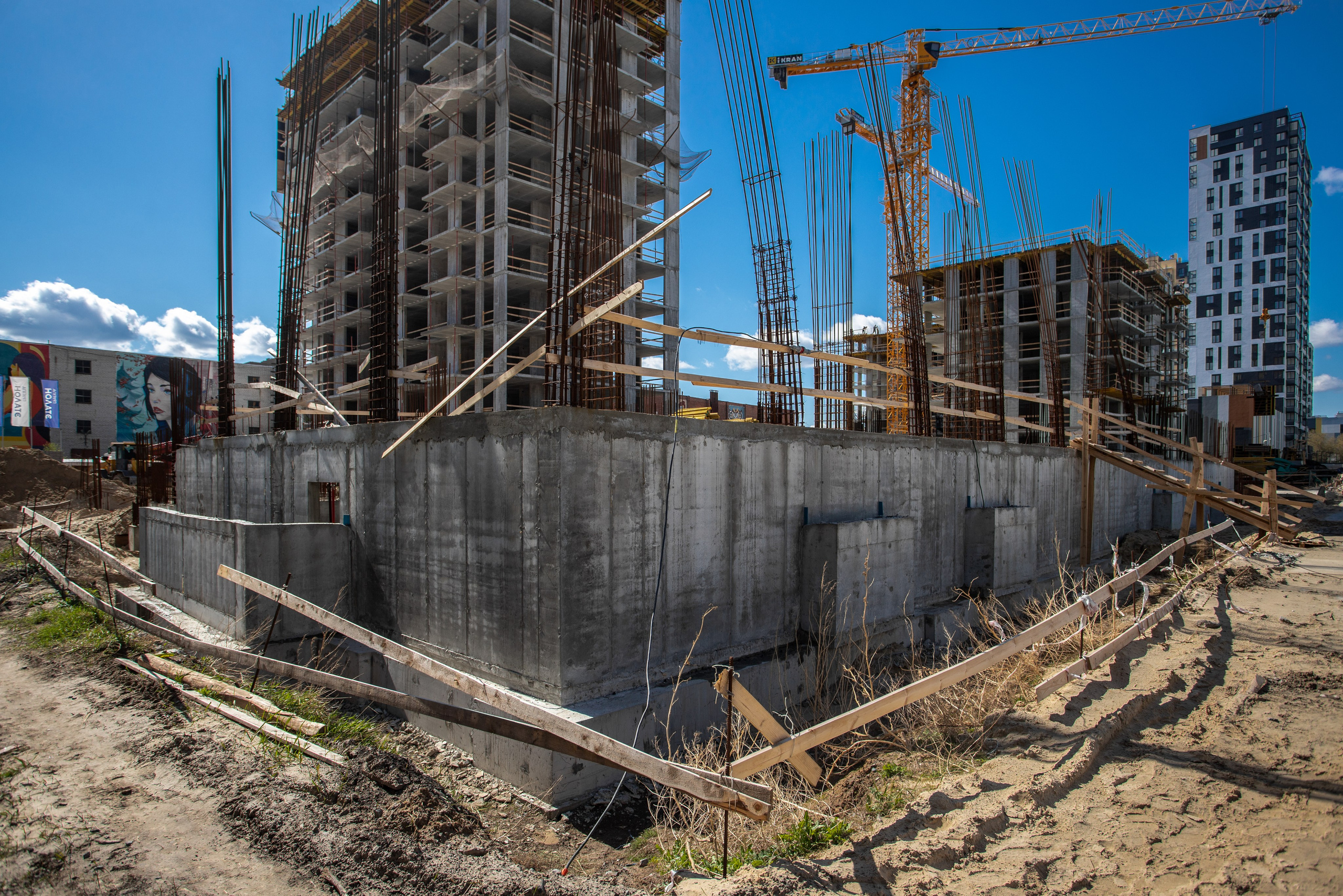 Динамика строительства. Фотограф Тюмень Александр Долгих