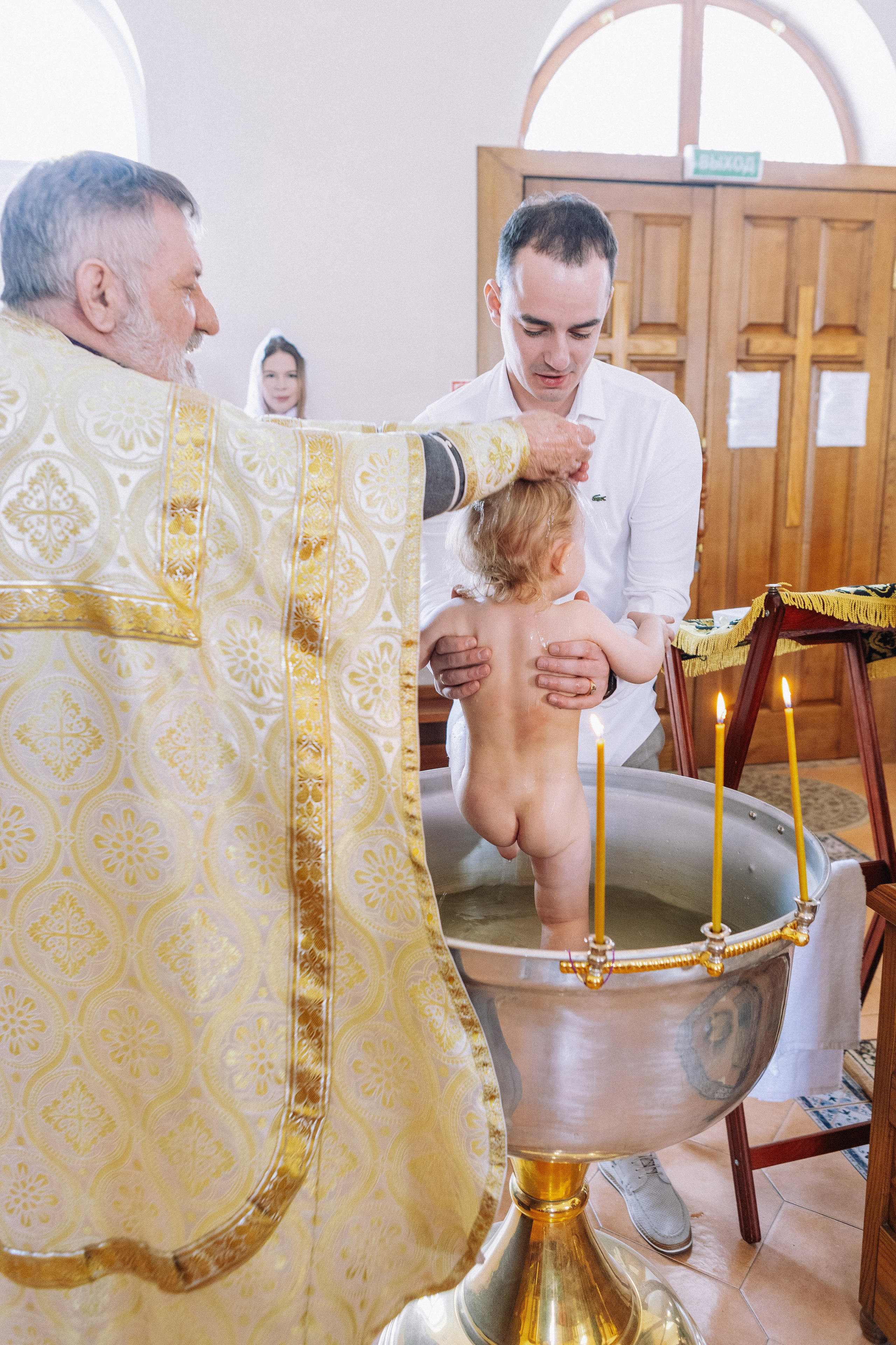 Крещение Артема и Полины. Фотограф в Курске Смирнов Евгений