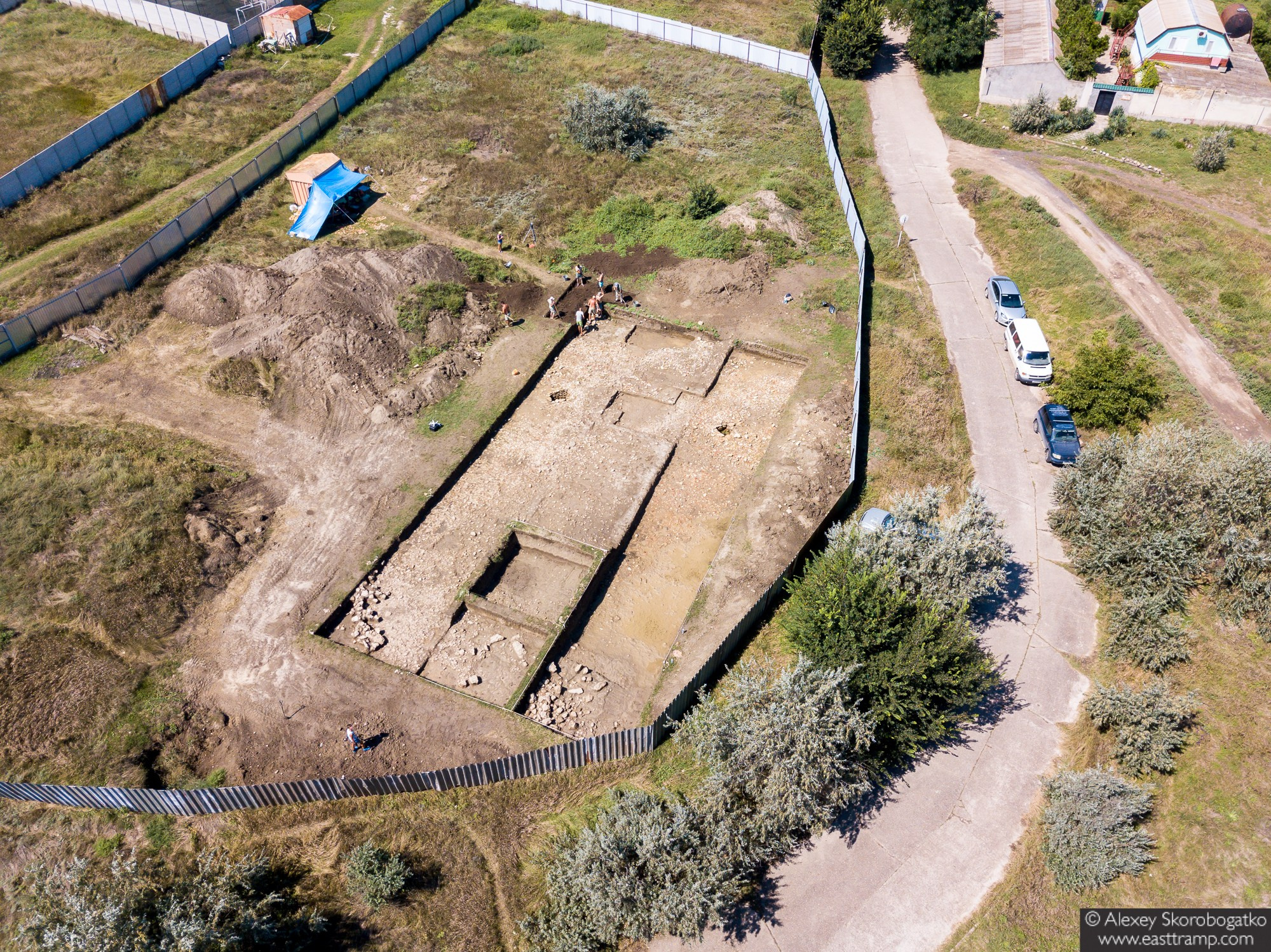 Археологические раскопки некрополя Кыз-Аул в Крыму. Фотограф Алексей Скоробогатько