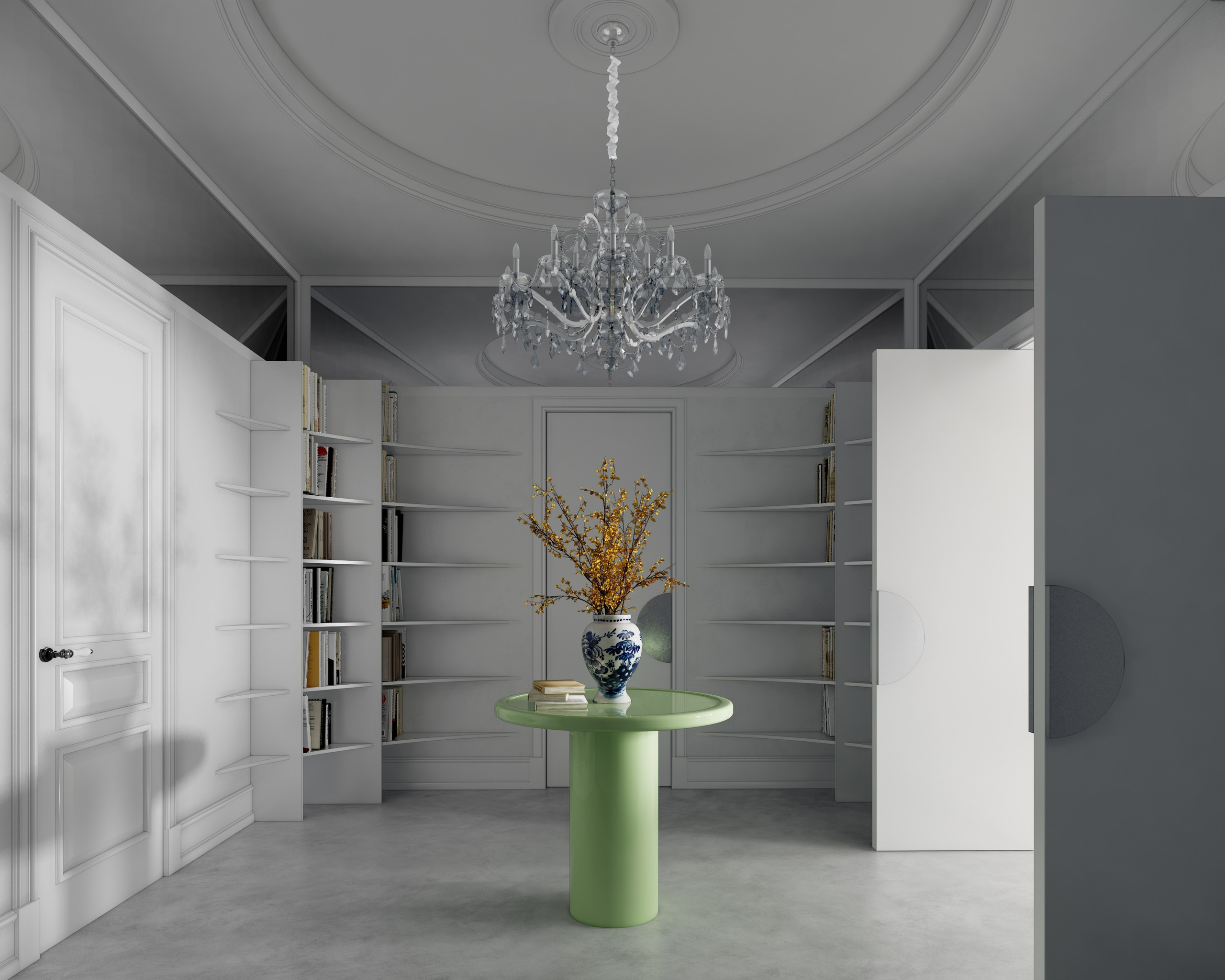 Квартира для деятелей искусств в Санкт-Петербурге, 2023 год, 98 м.кв. BYPRITCHINA | студия дизайна интерьера г. Москва