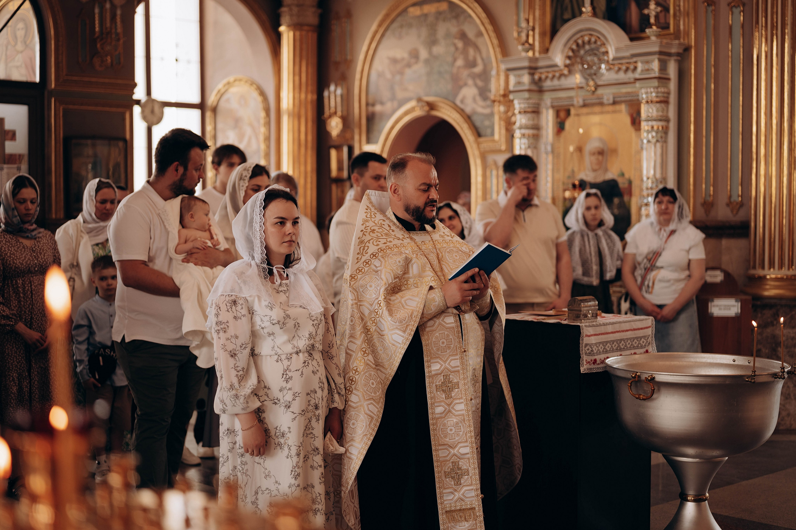 Таинство Крещения. Фотограф Юлия Щербакова
