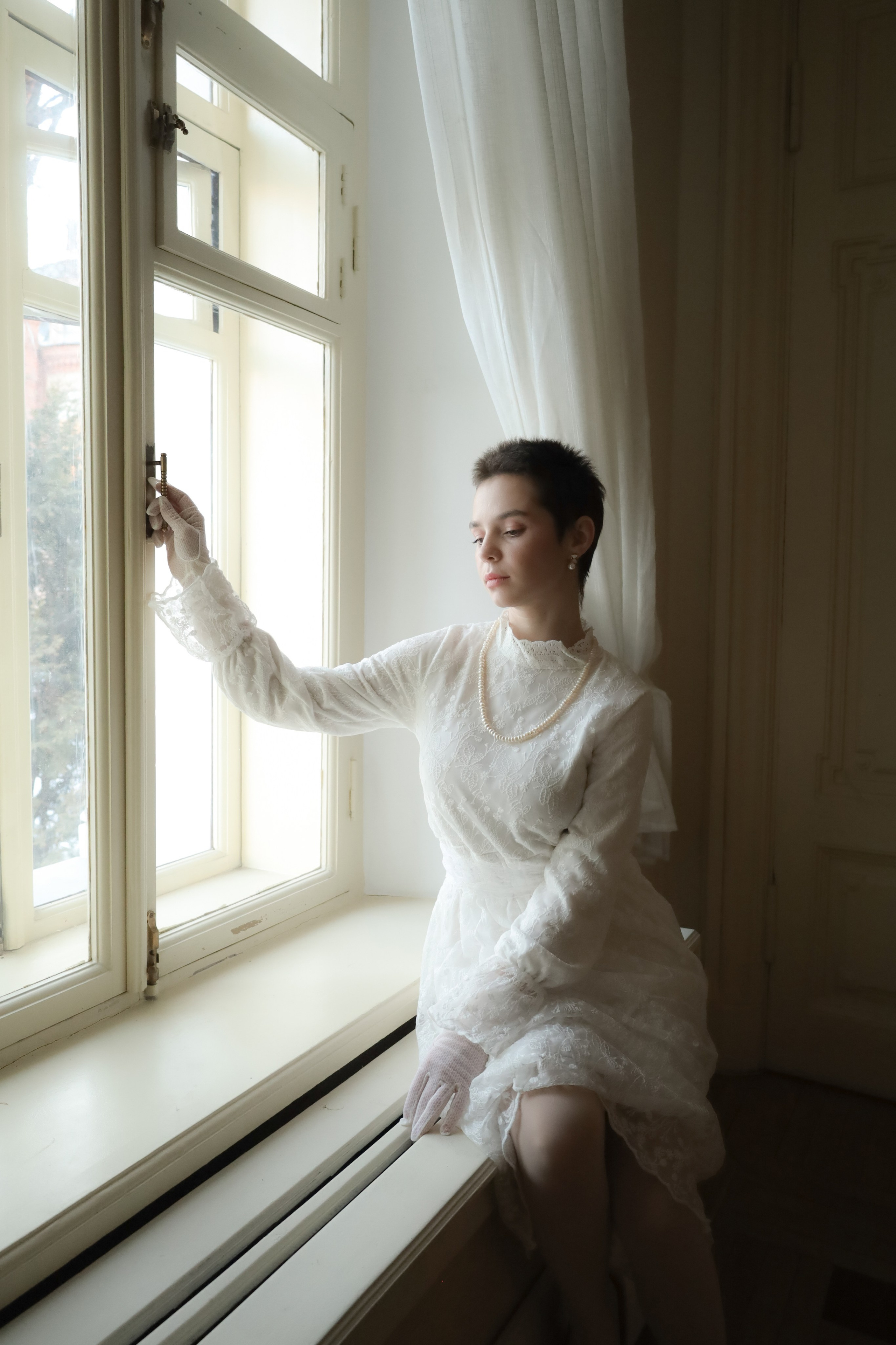 Актриса в особняке. Фотограф Химки Анна Татарских