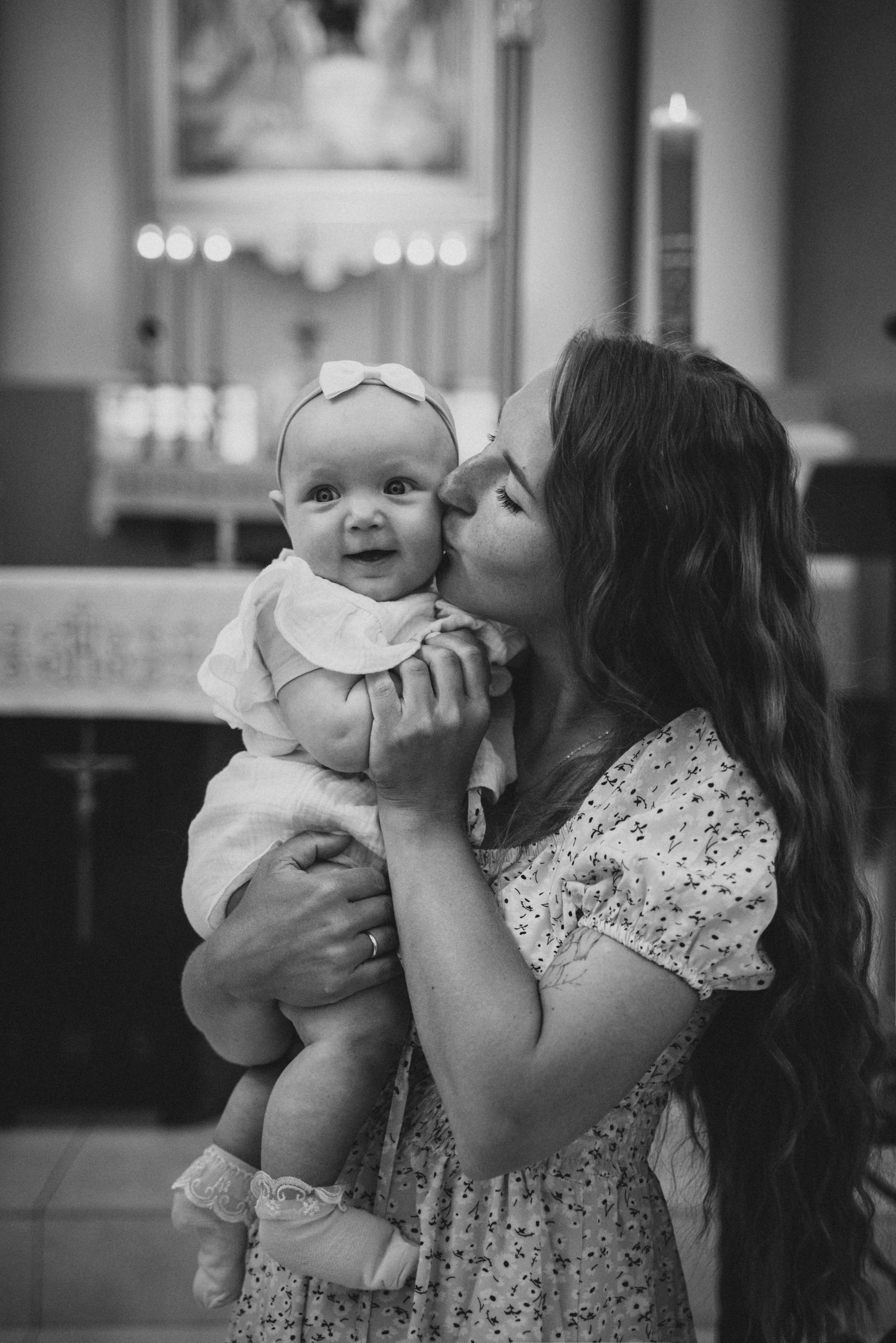 Крещение Леи (костёл в Заславле). Семейный фотограф в Минске Дарья Дреко