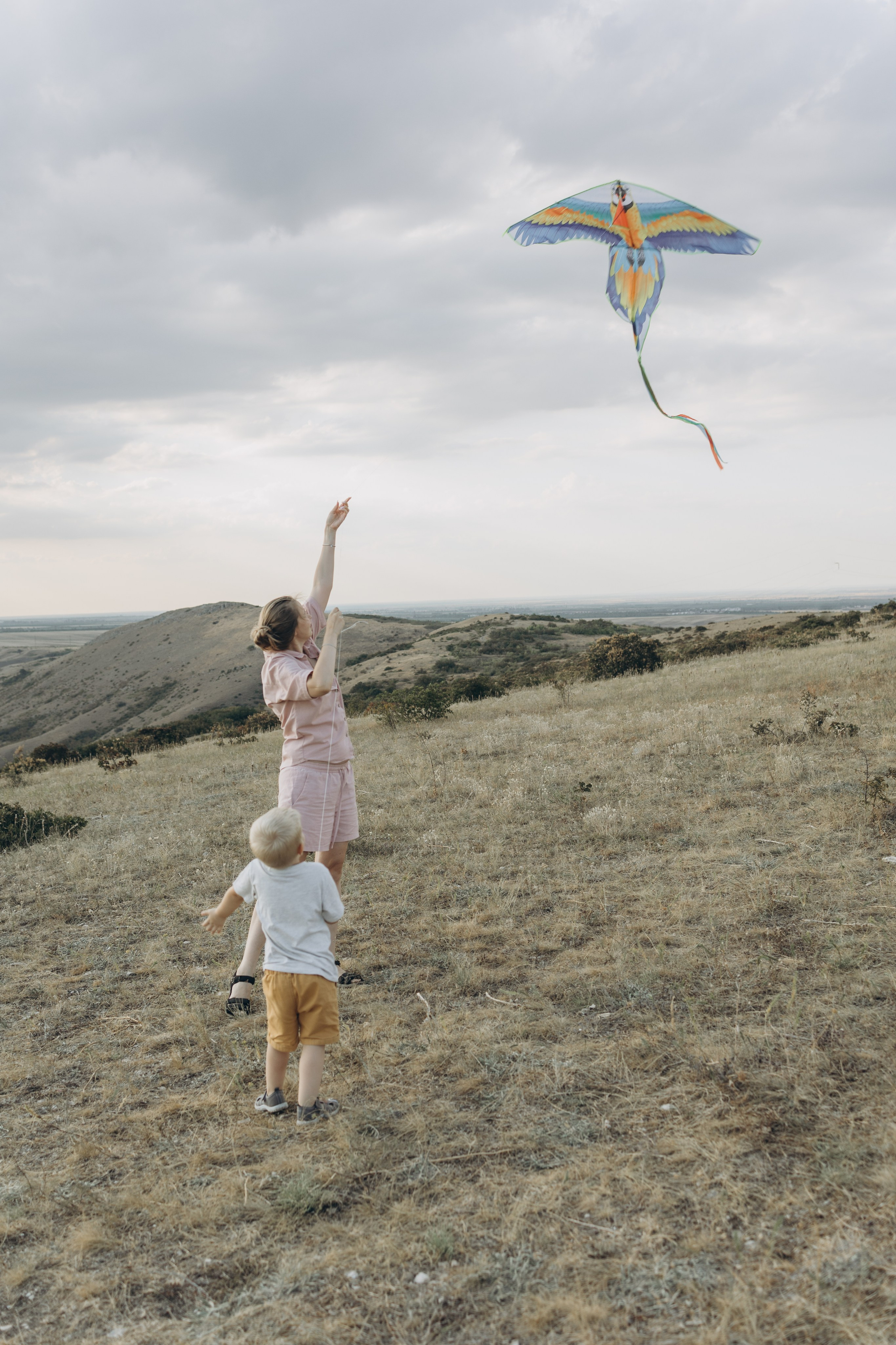 Воздушный змей. Семейный фотограф в Москве Виктория Ястребинская