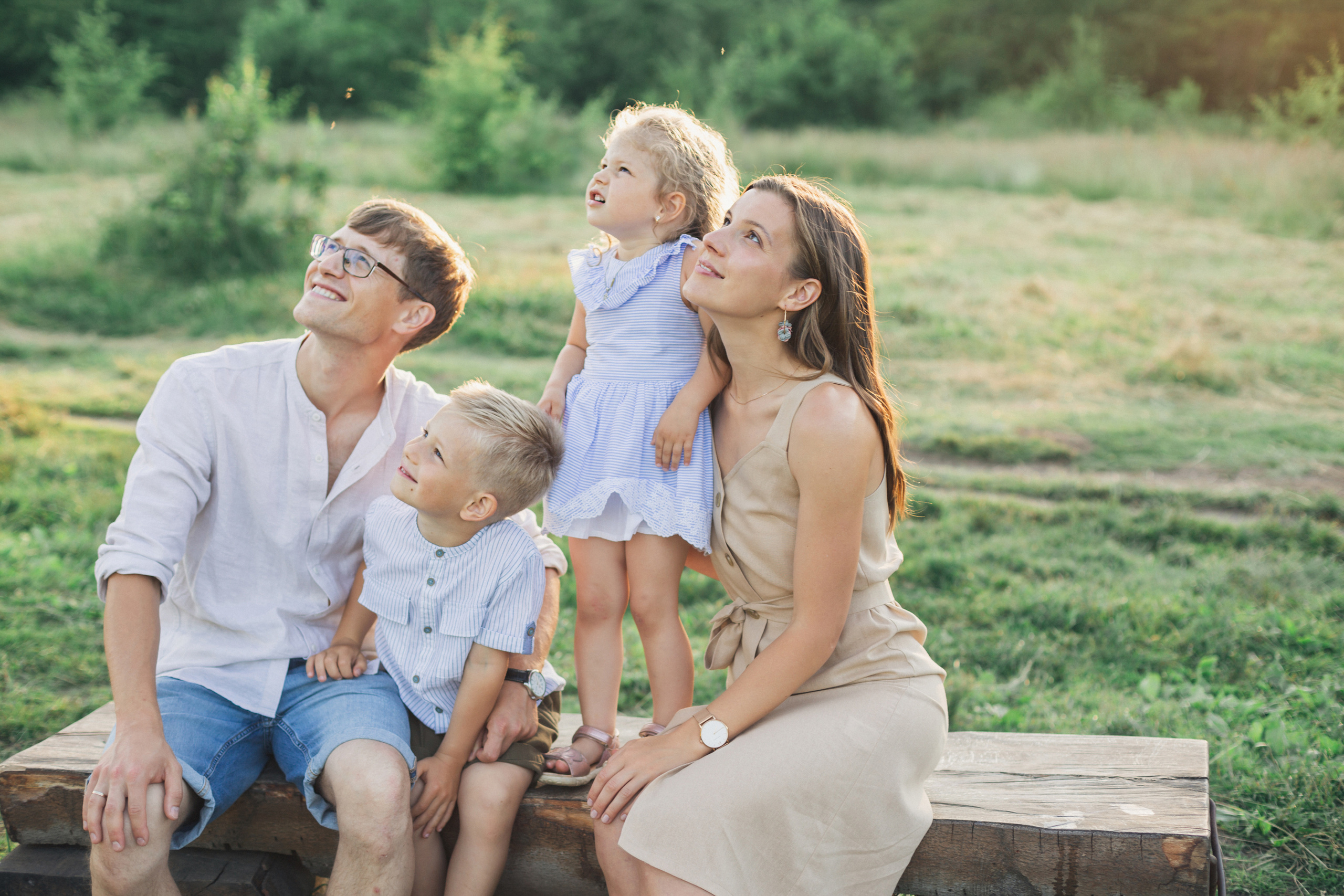 Анастасия, Александр, Глеб и Аня. Фотограф в Калининграде Дмитрий Мишин