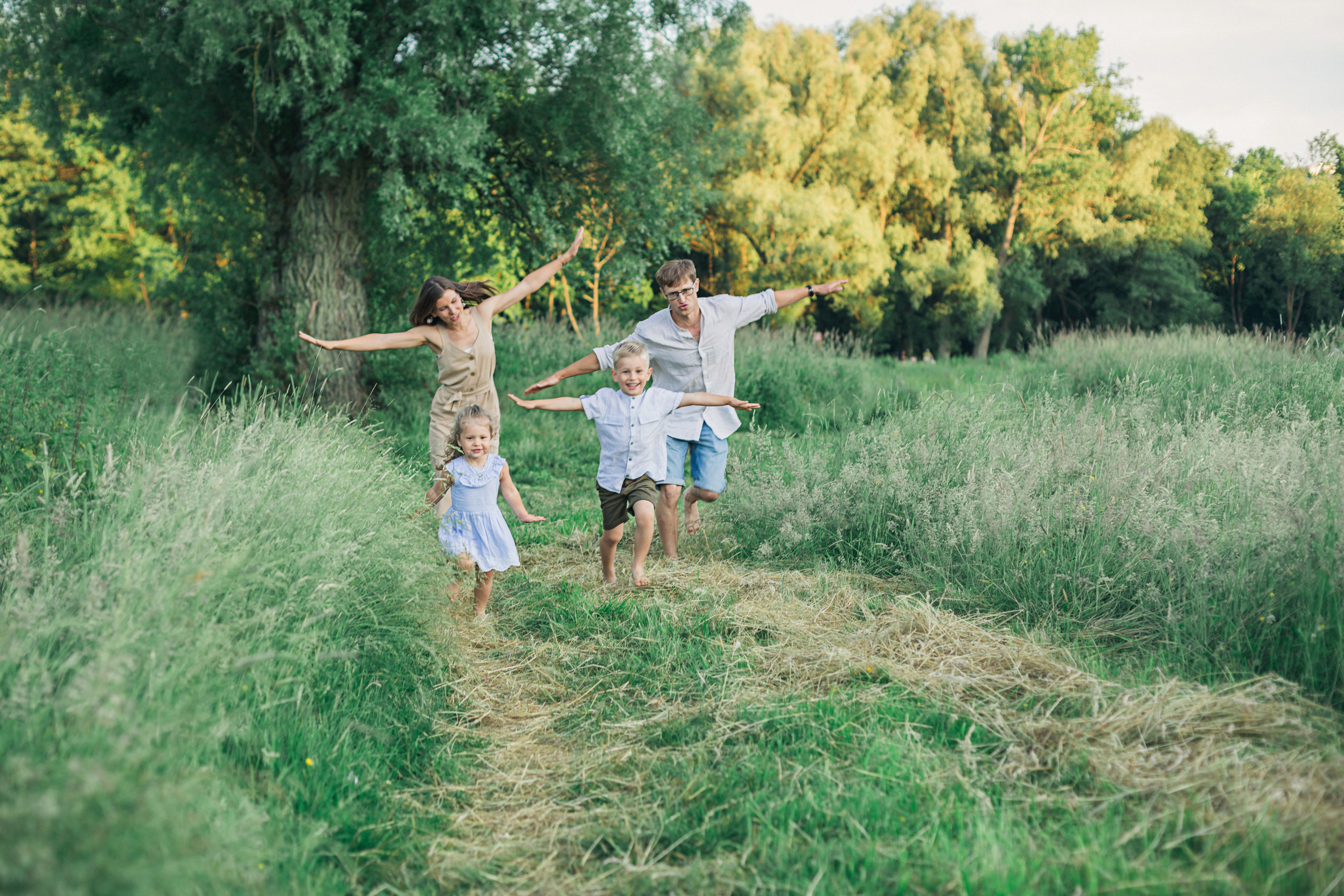 Анастасия, Александр, Глеб и Аня. Фотограф в Калининграде Дмитрий Мишин